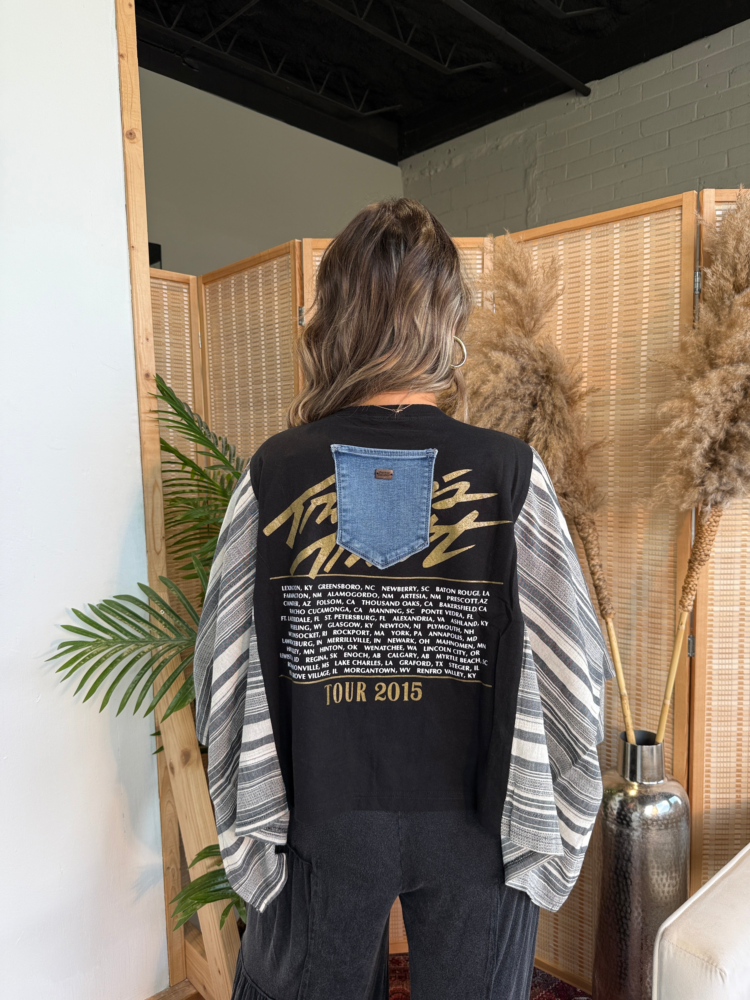 Travis Tritt Mix & Match Tee Black Stripe