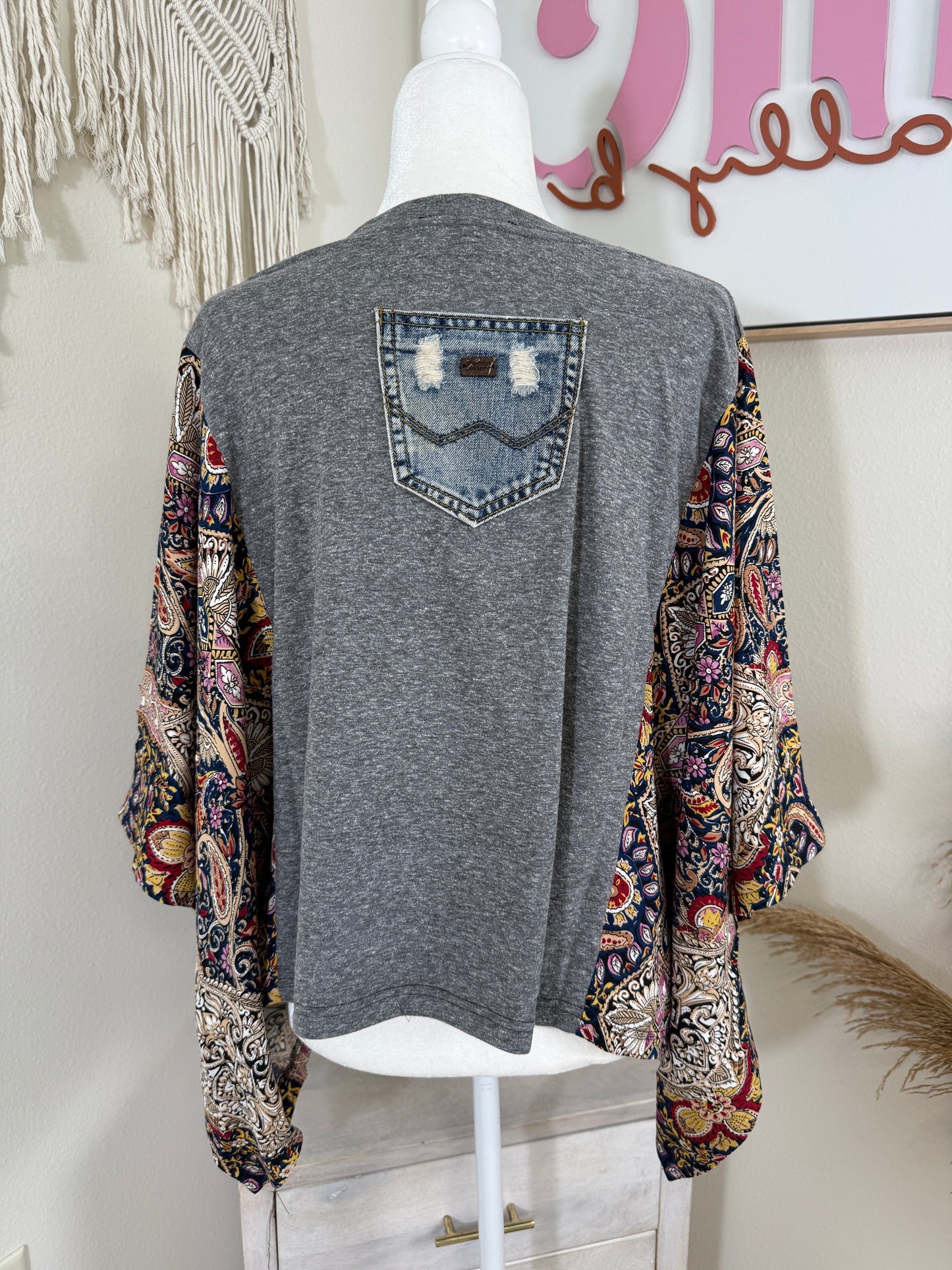 Bob Marley Mix & Match Tee Grey Floral