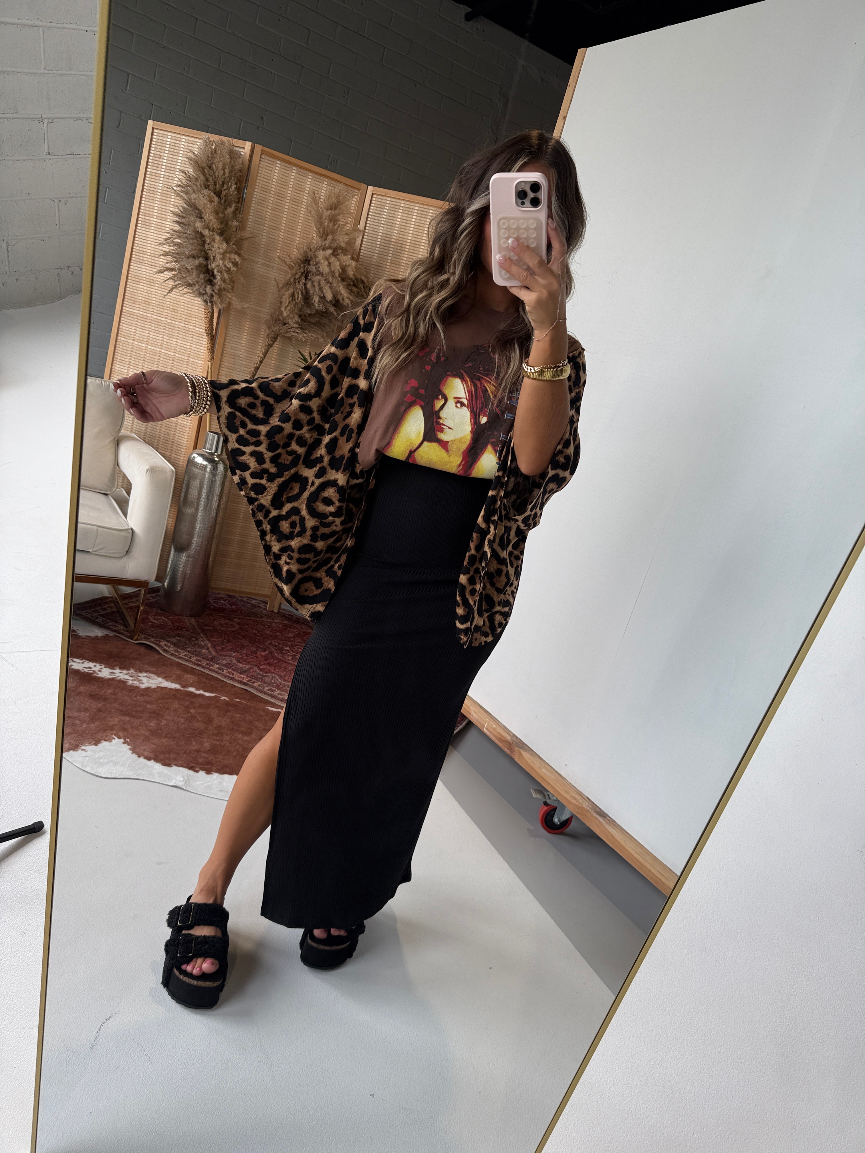 Shania Twain Mix & Match Tee Brown Cheetah