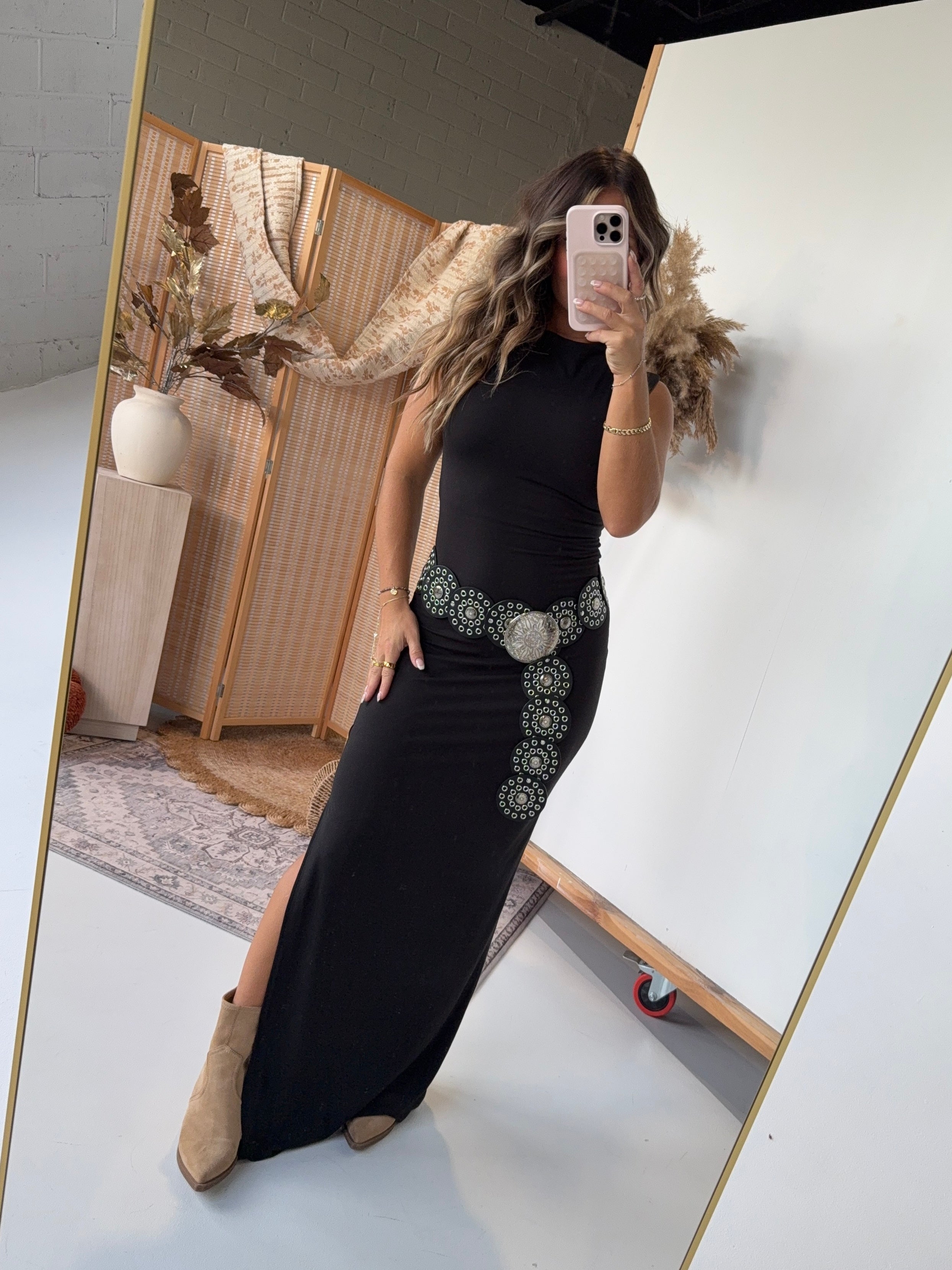 Wrapped Around You Maxi Dress Black