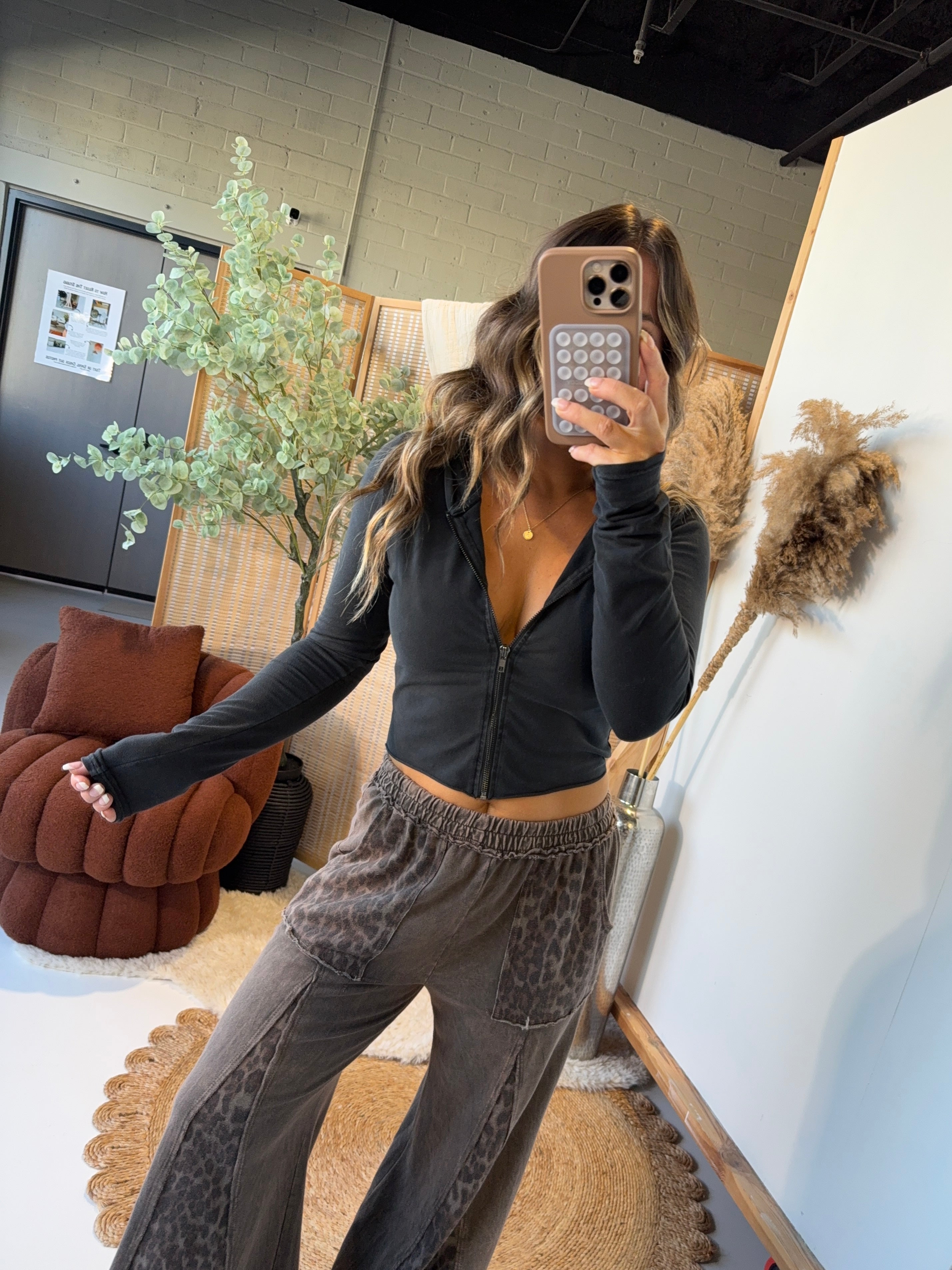 Coming Home Zip Up Jacket Black