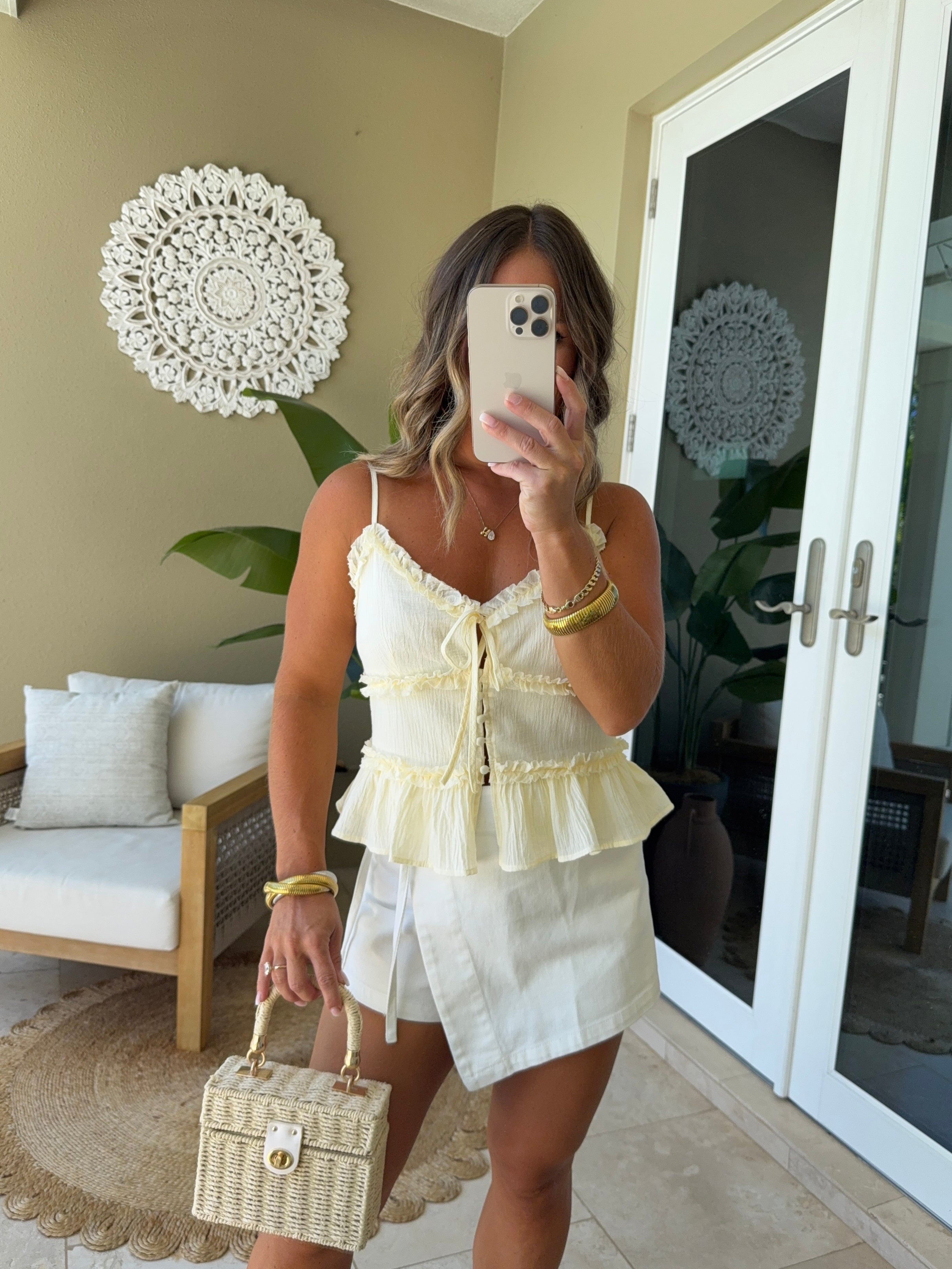 Wild Honey Ruffle Top Butter
