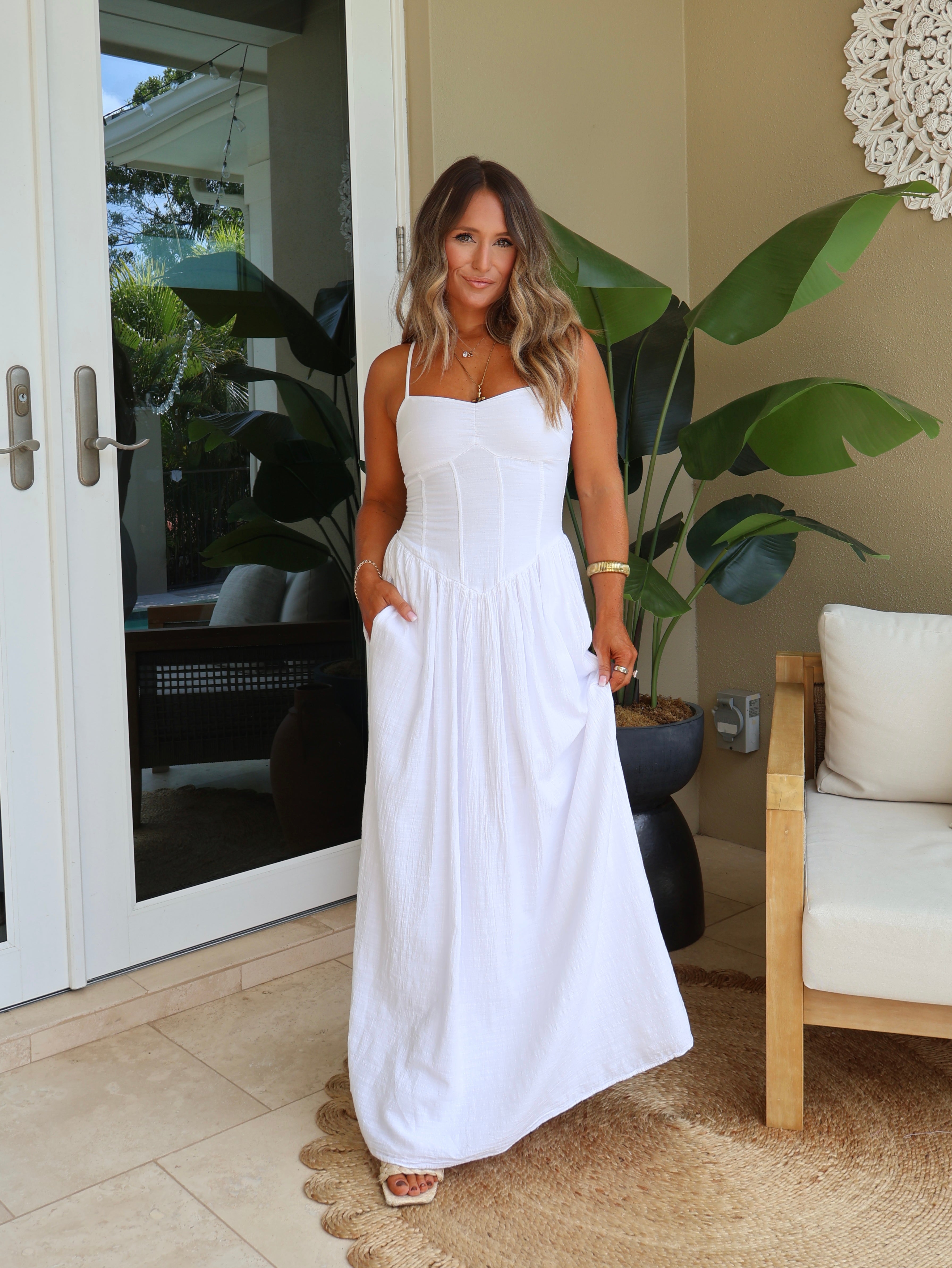 Love Story Maxi Dress White