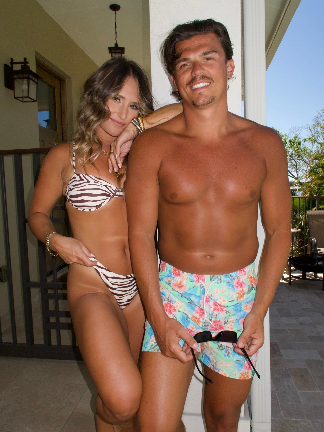 Safari Views Bikini Bra Top Zebra