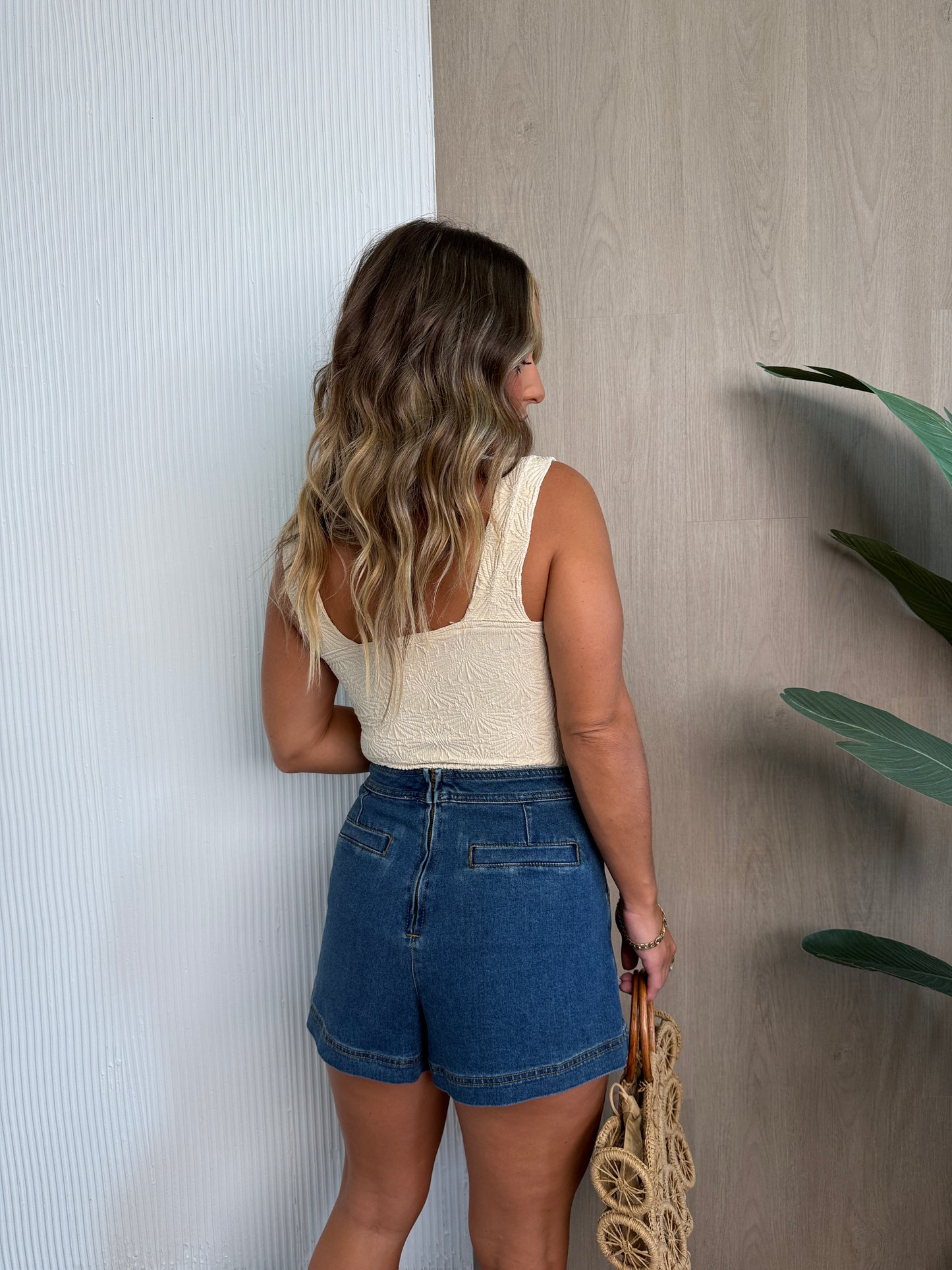 Anywhere For You Mini Skort Denim