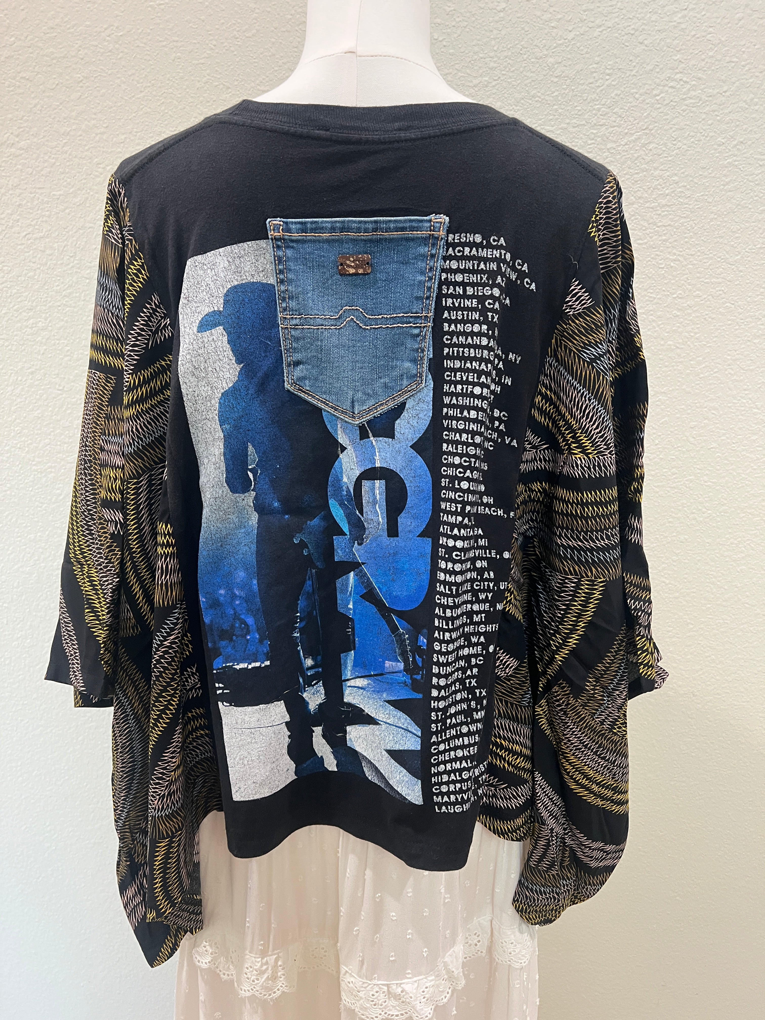 Tim McGraw Mix & Match Tee Black Multi