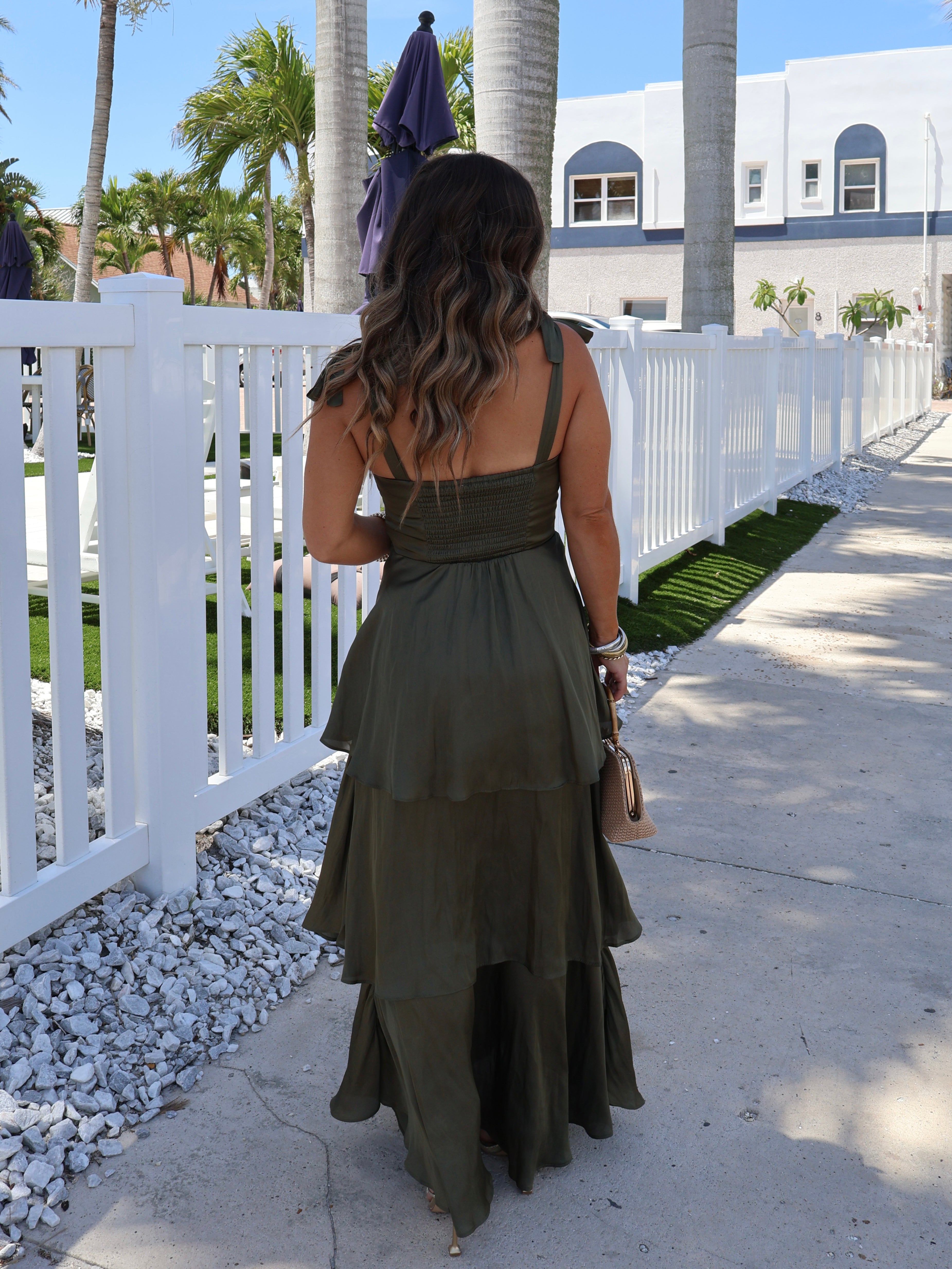 Wedding Date Maxi Dress Olive