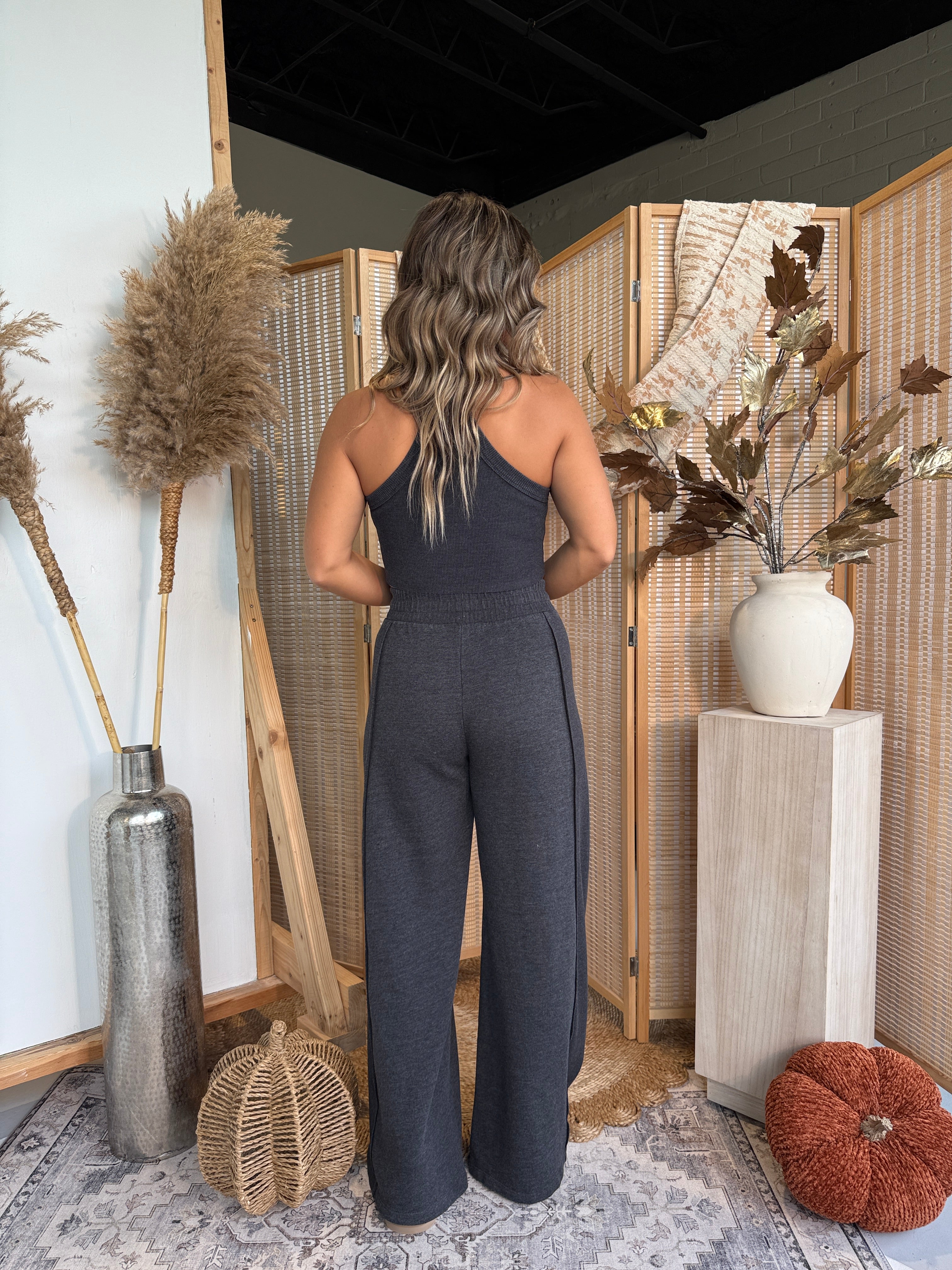 By Your Side Lounge Set Charcoal