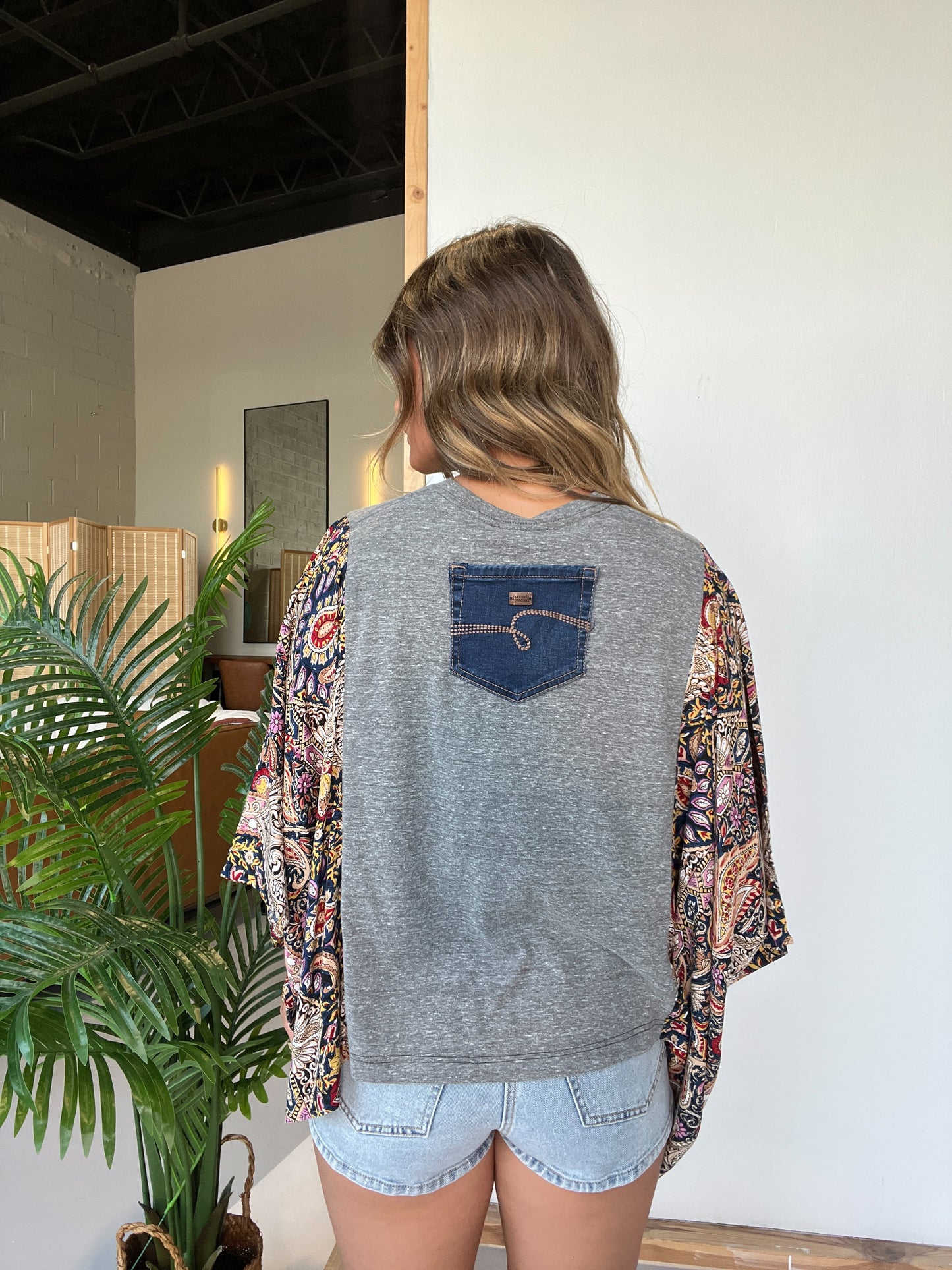 Bob Marley Mix & Match Tee Grey Floral