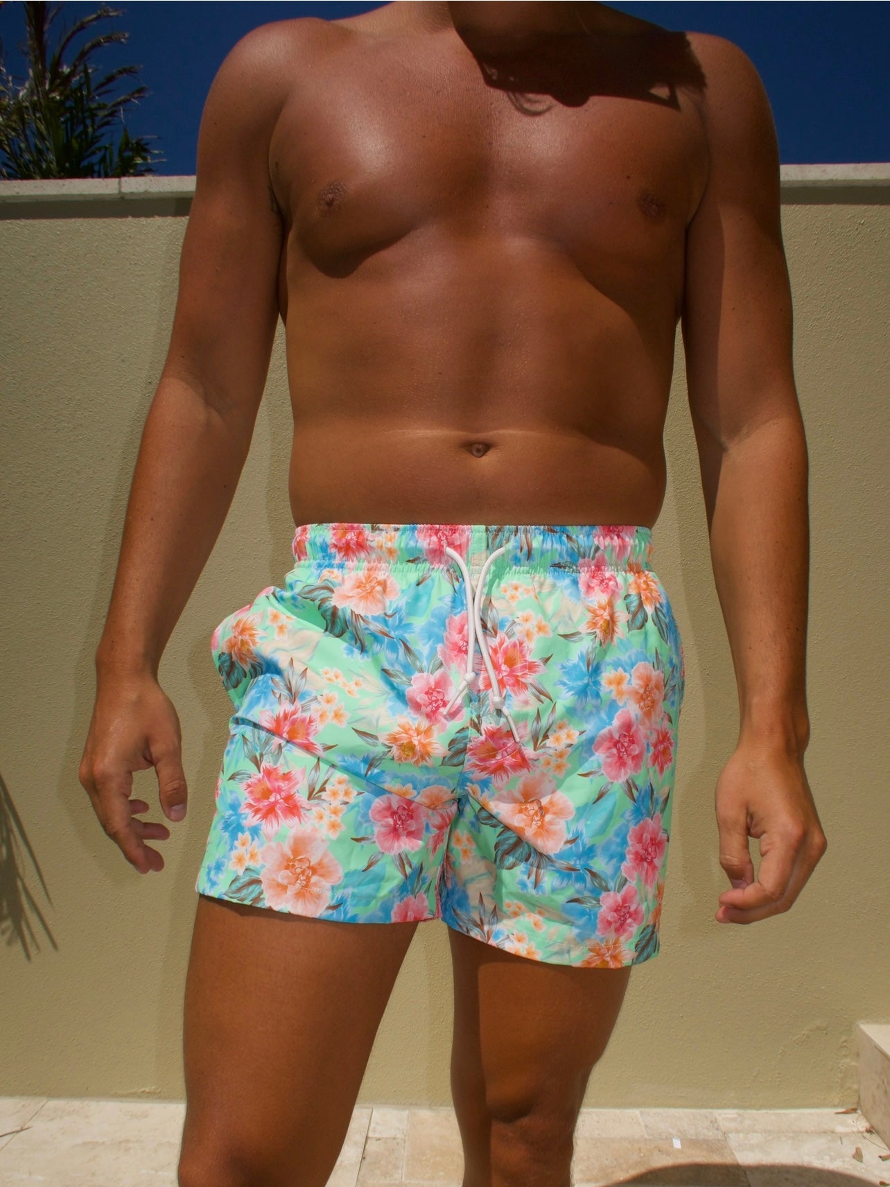 Harbor Island Swim Trunks Mint