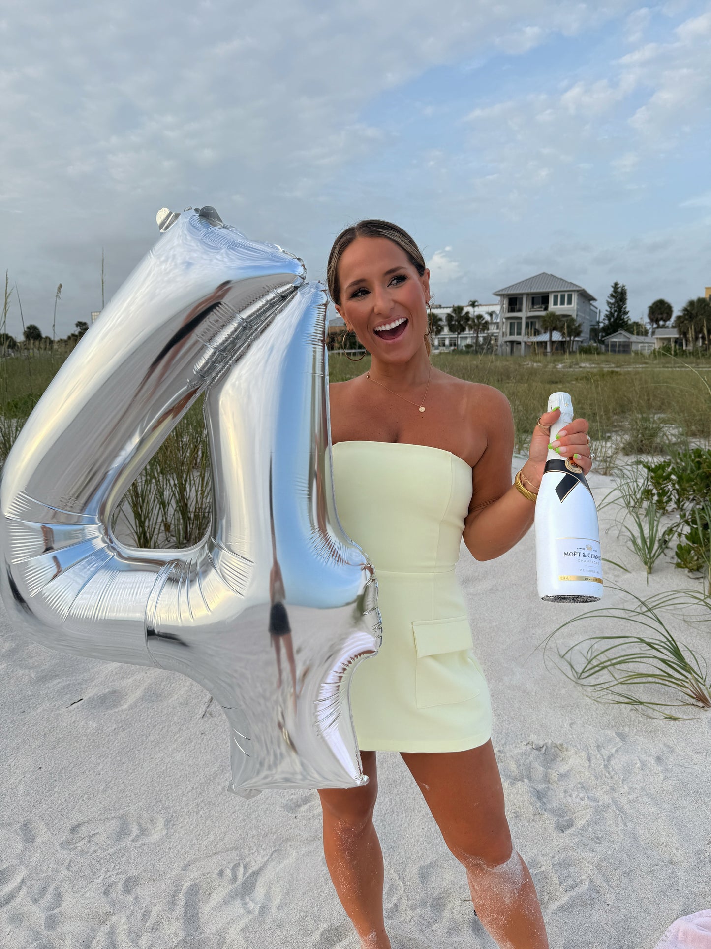 Sunday Brunch Romper Dress Vanilla