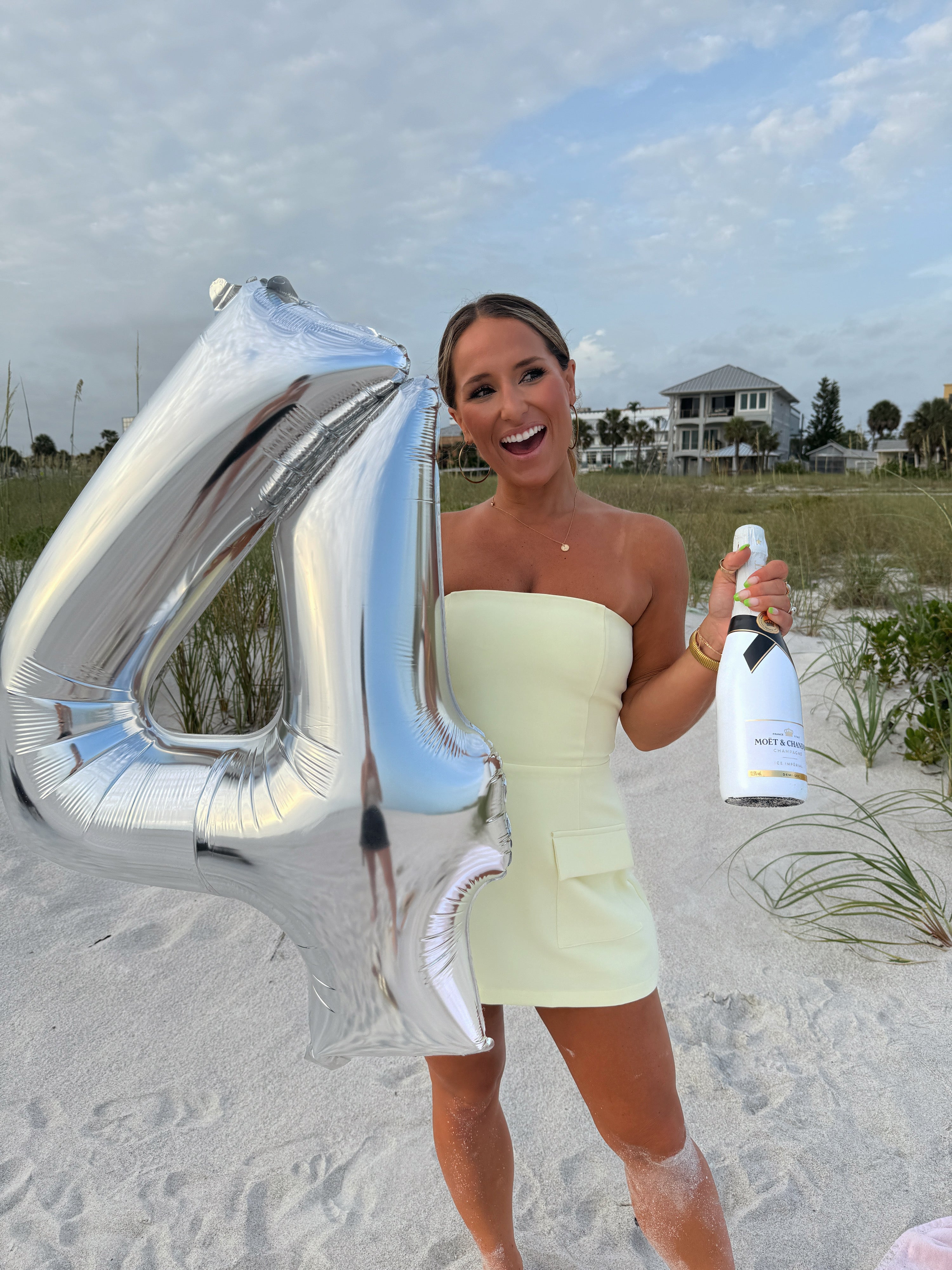 Sunday Brunch Romper Dress Vanilla