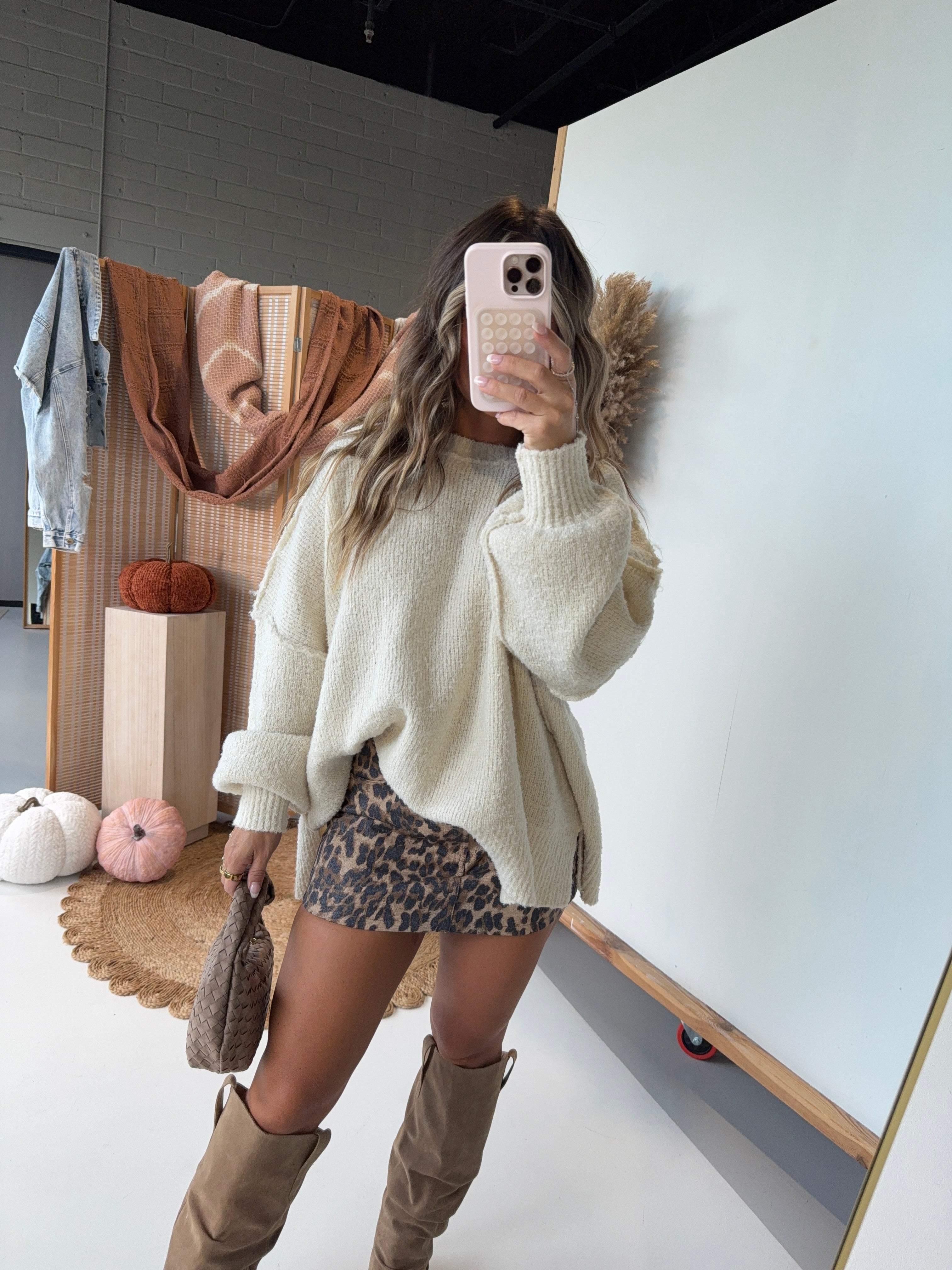 Soulful Season Knit Sweater Ivory