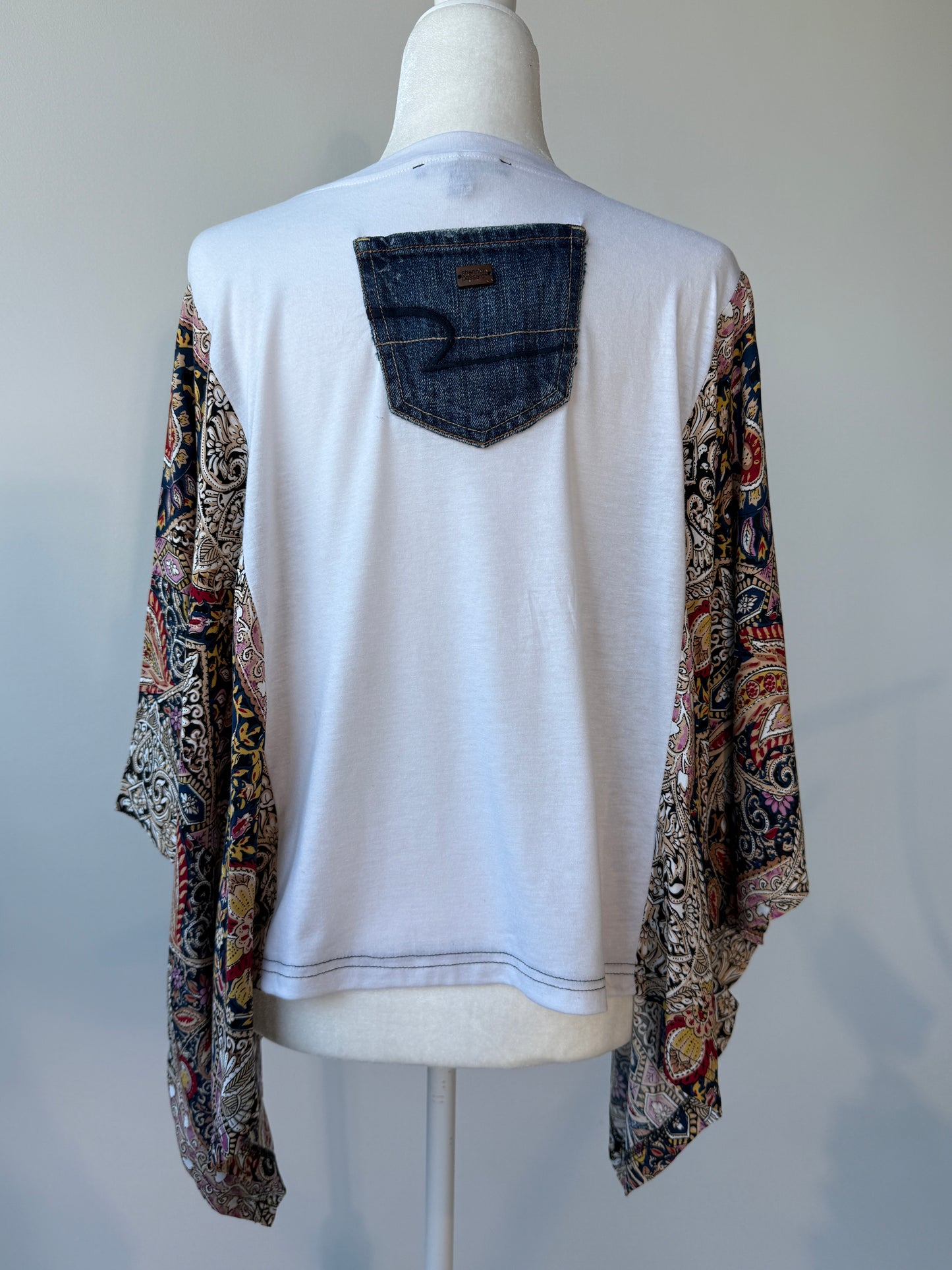Free Brittney Mix & Match Tee White Floral