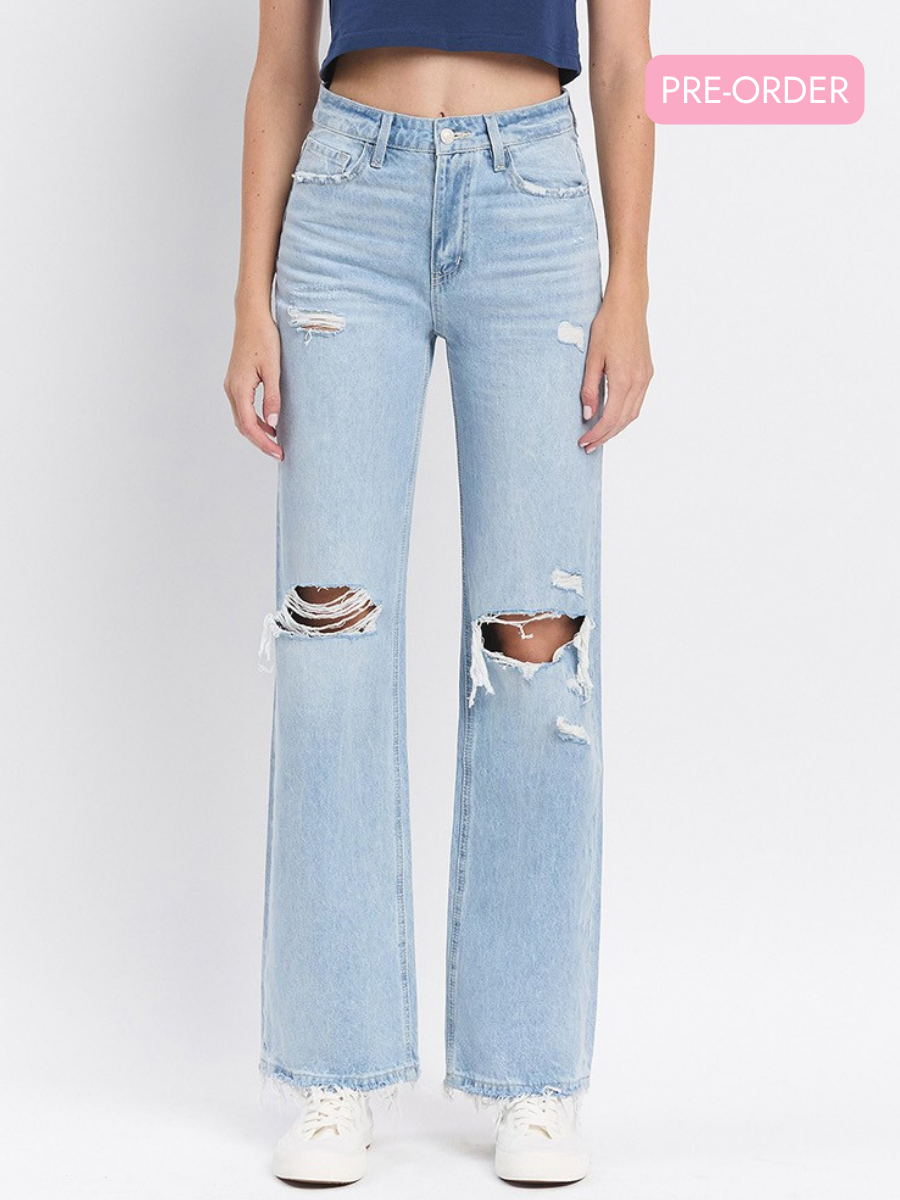 Western Promise High Waisted Denim Jeans (Pre-order)