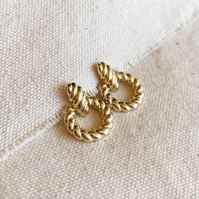 Summer Light 18K Gold Drop Earrings