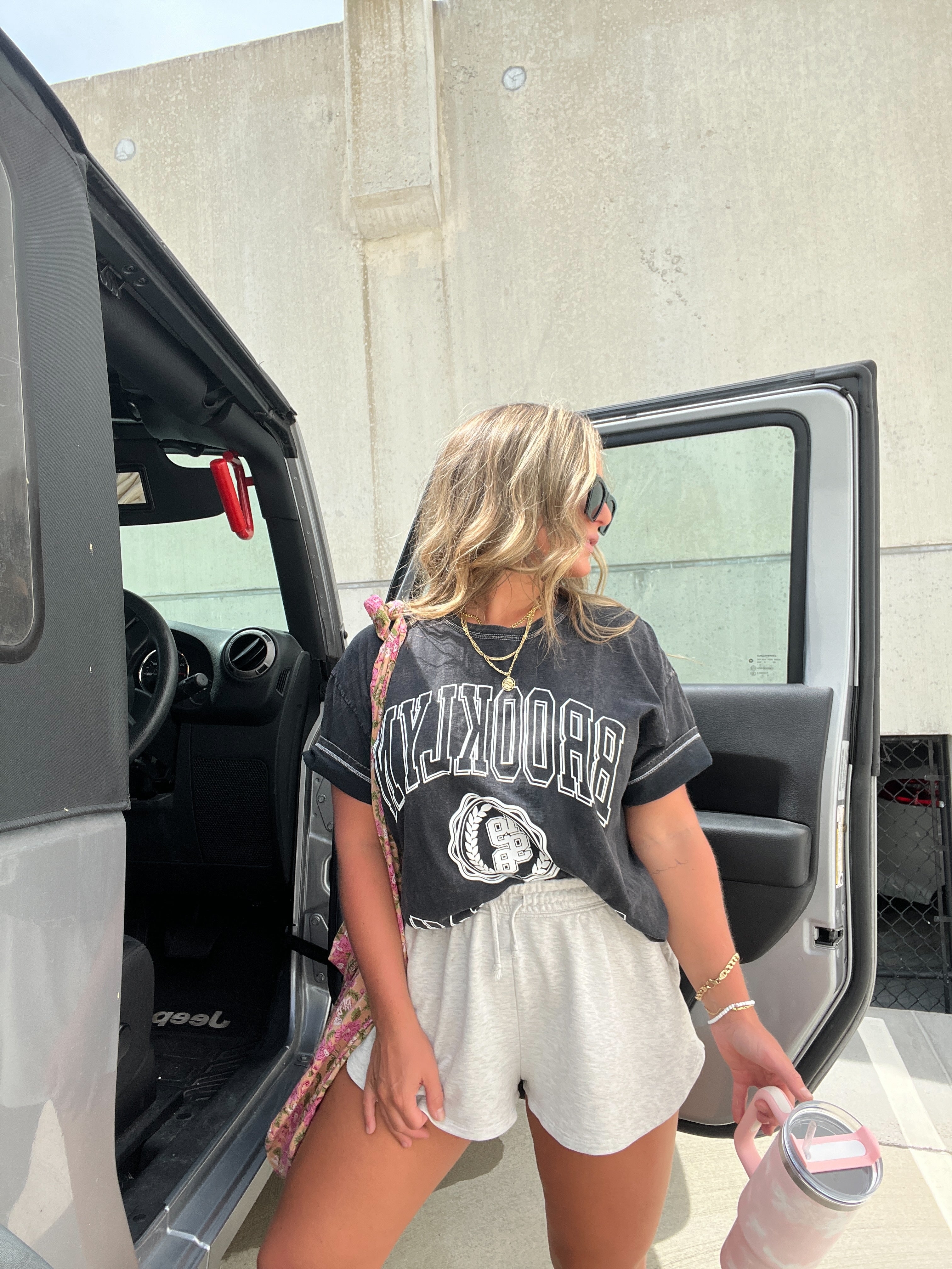 Brooklyn NY Tee Charcoal