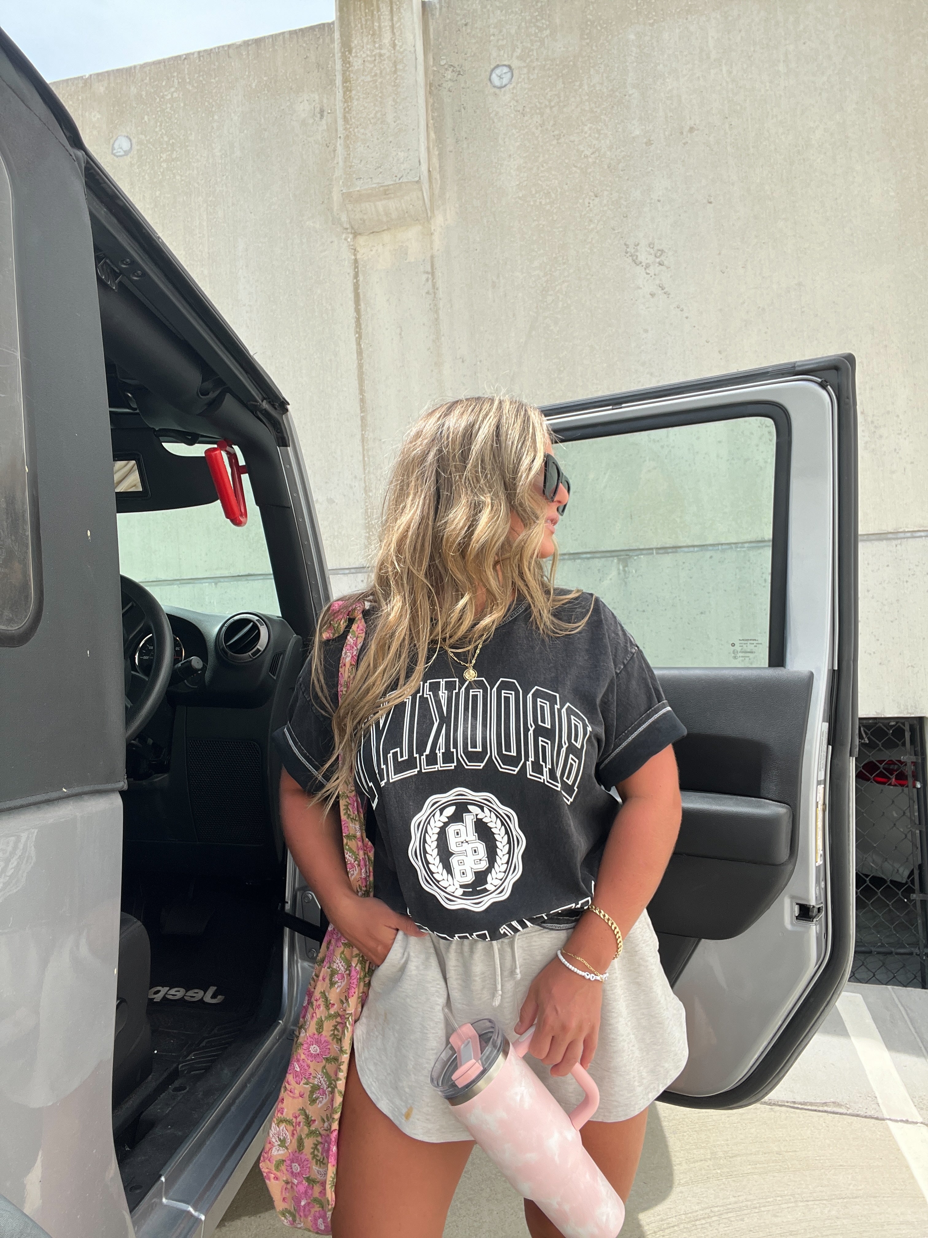 Brooklyn NY Tee Charcoal