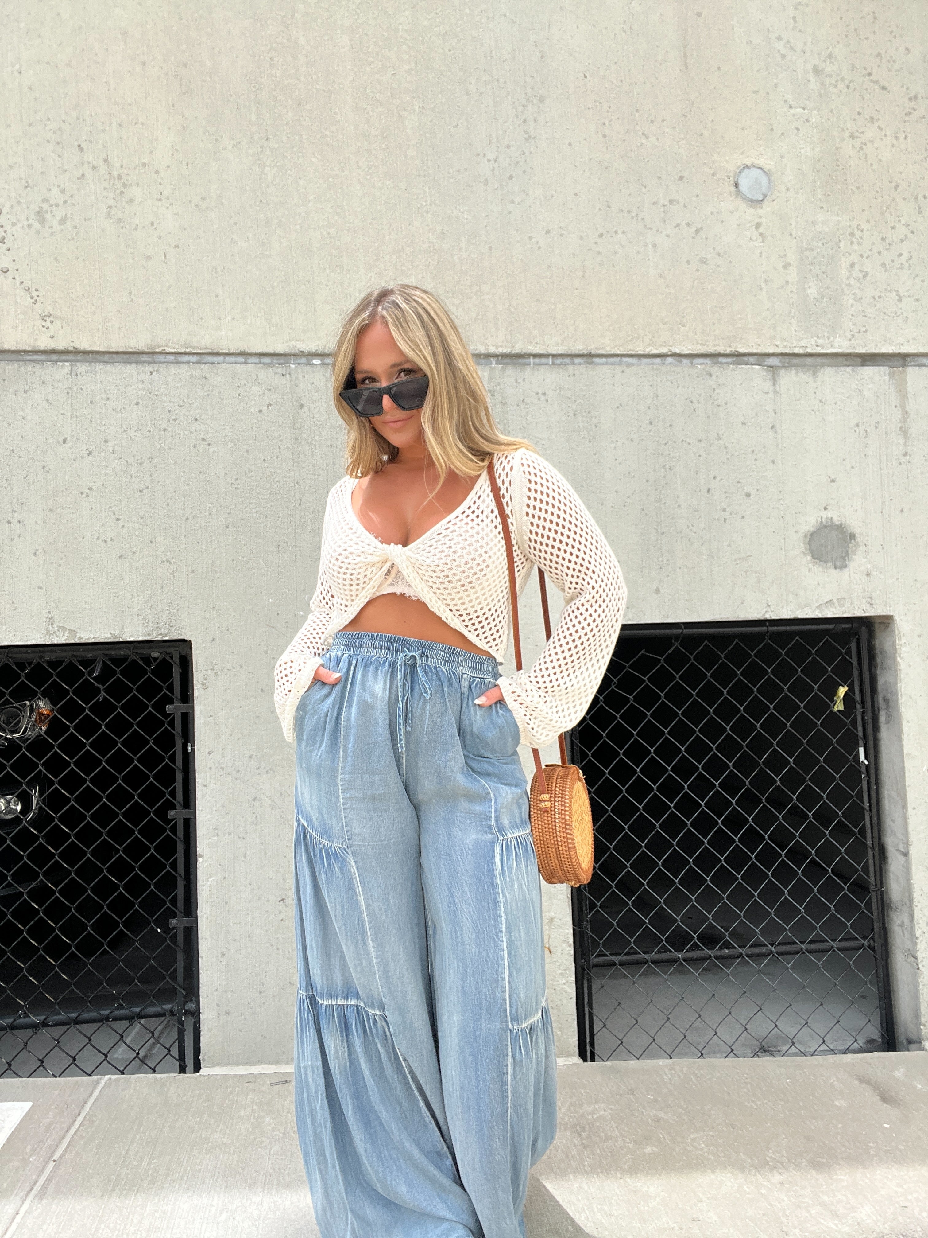 Nicola Tencel Wide Leg Bottoms