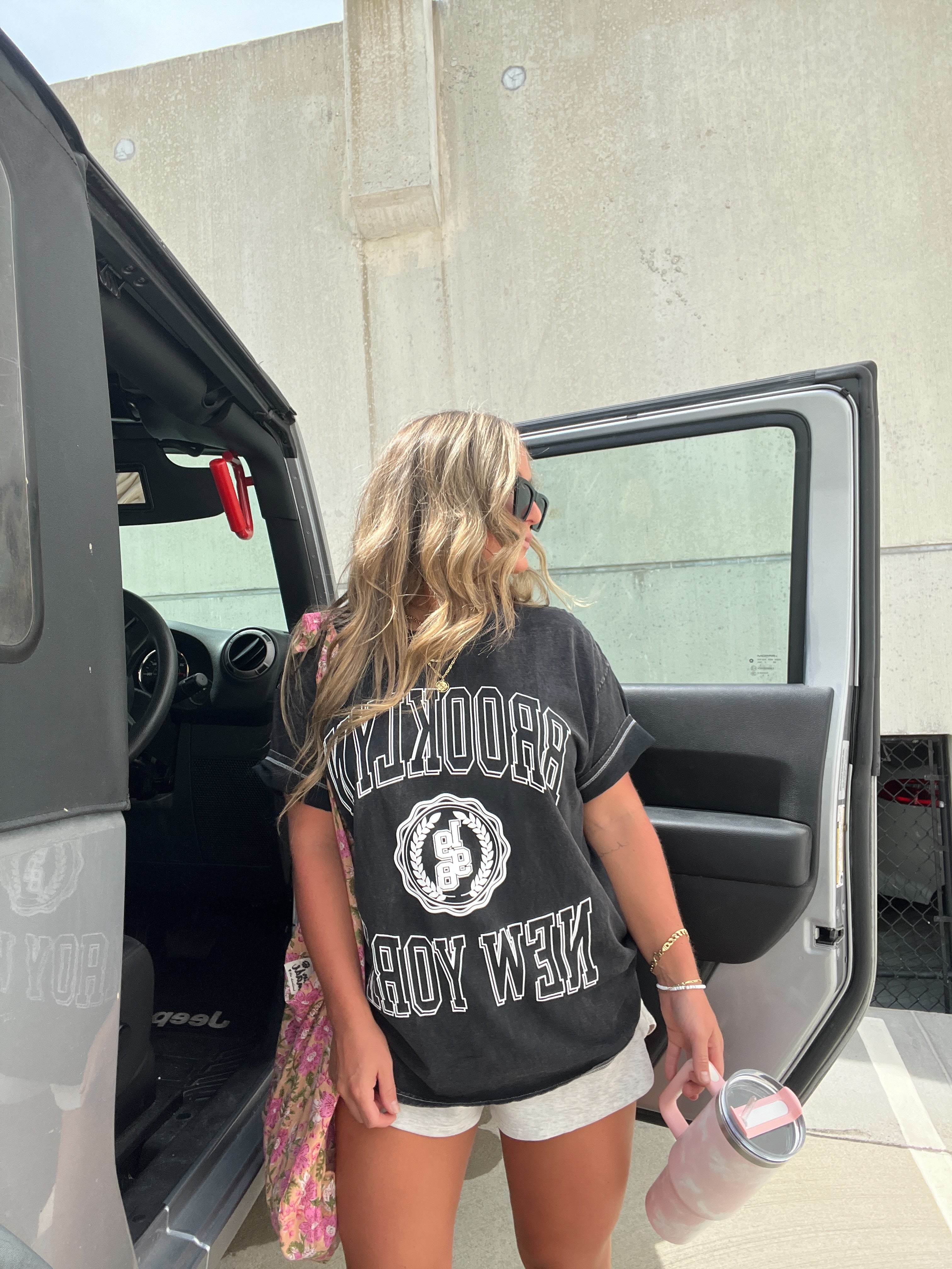 Brooklyn NY Tee Charcoal