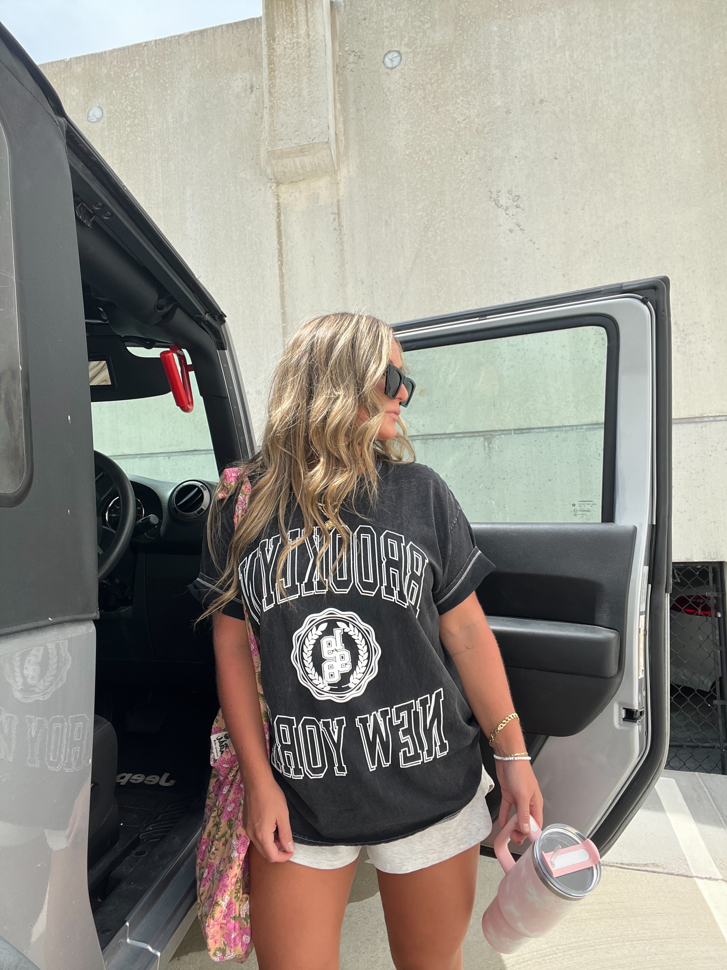 Brooklyn NY Tee Charcoal