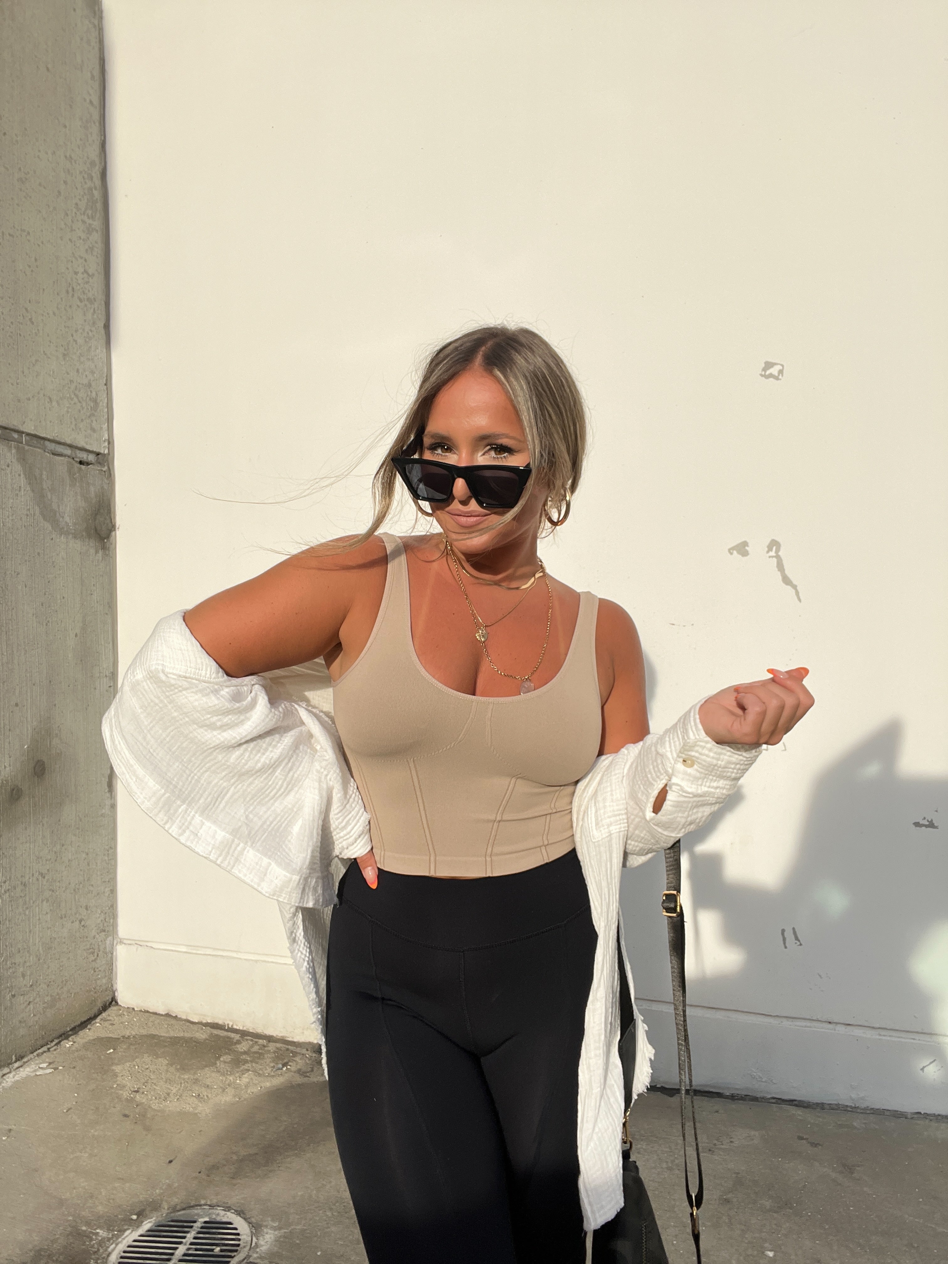 DESERT SAND NOT YOUR BASIC FAUX CORSET