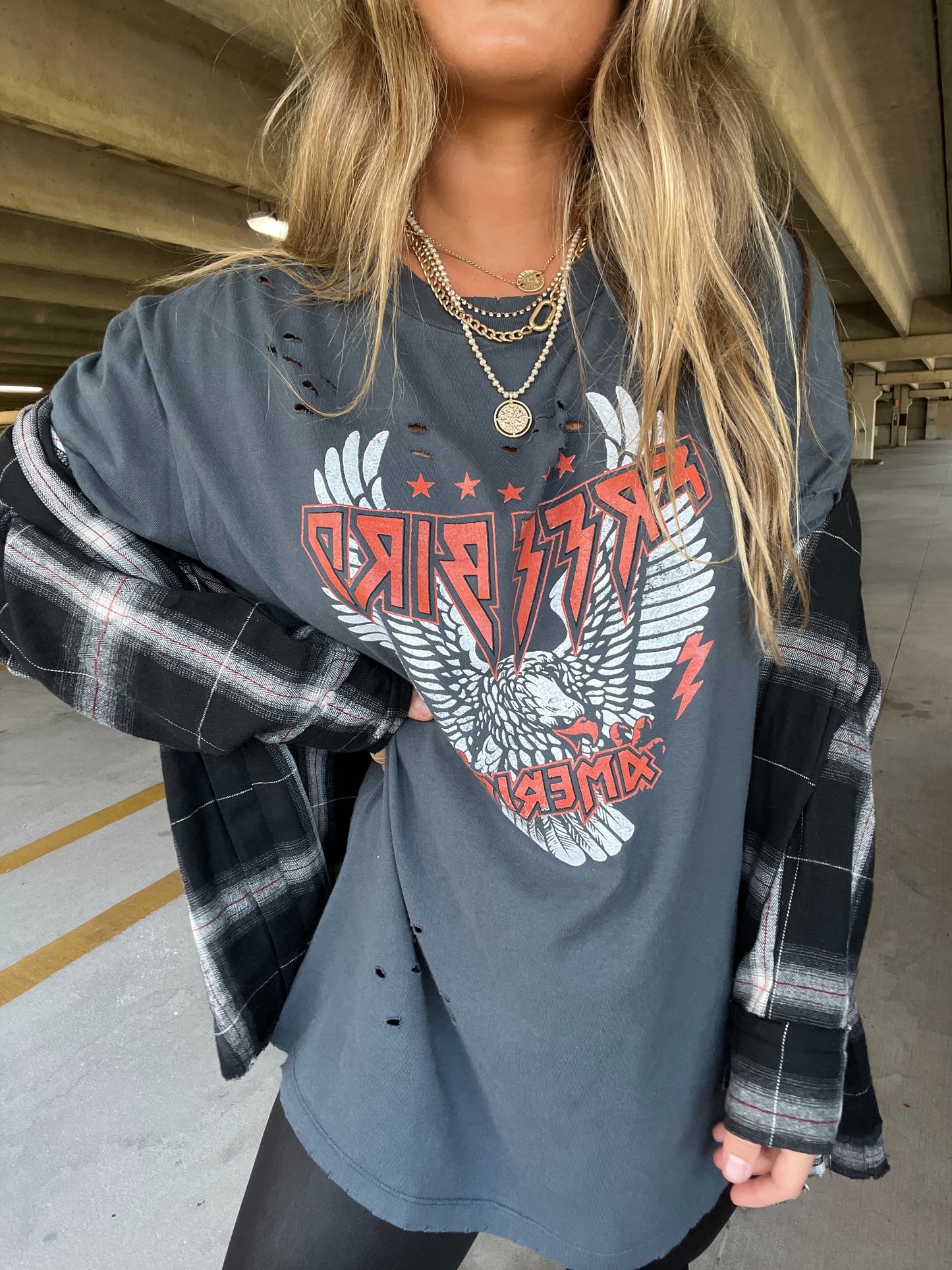 Wait For You Flannel Black