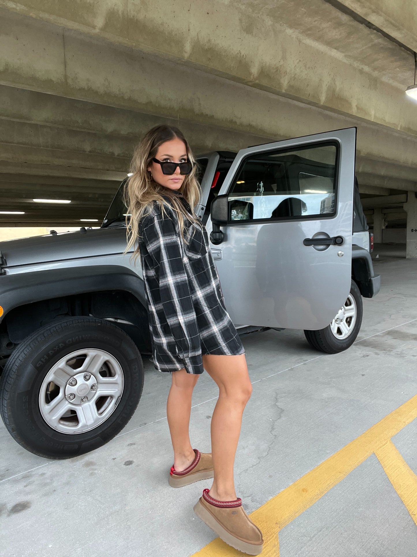 Wait For You Flannel Black
