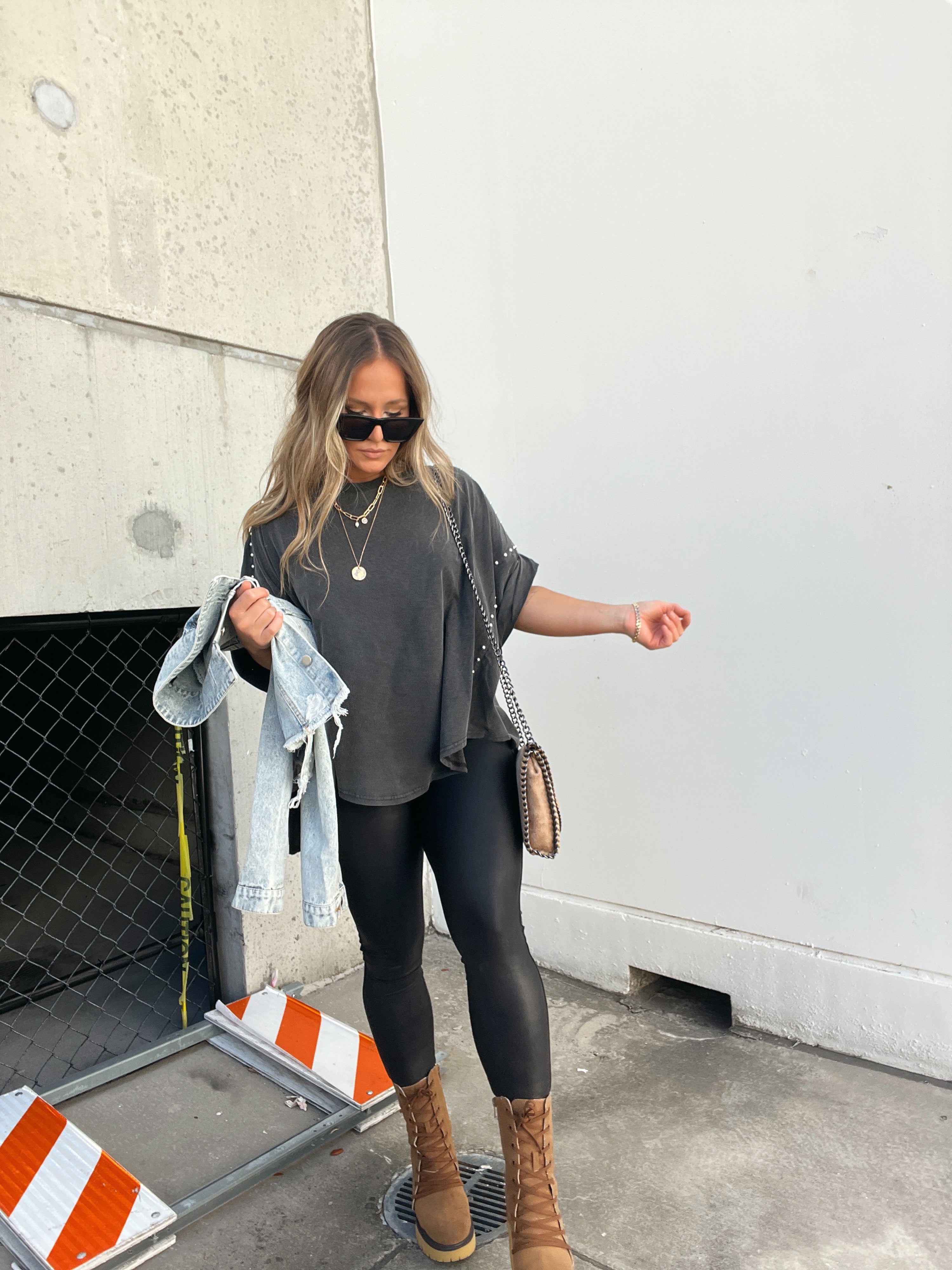 Price to Pay Hi-Lo Tee Black