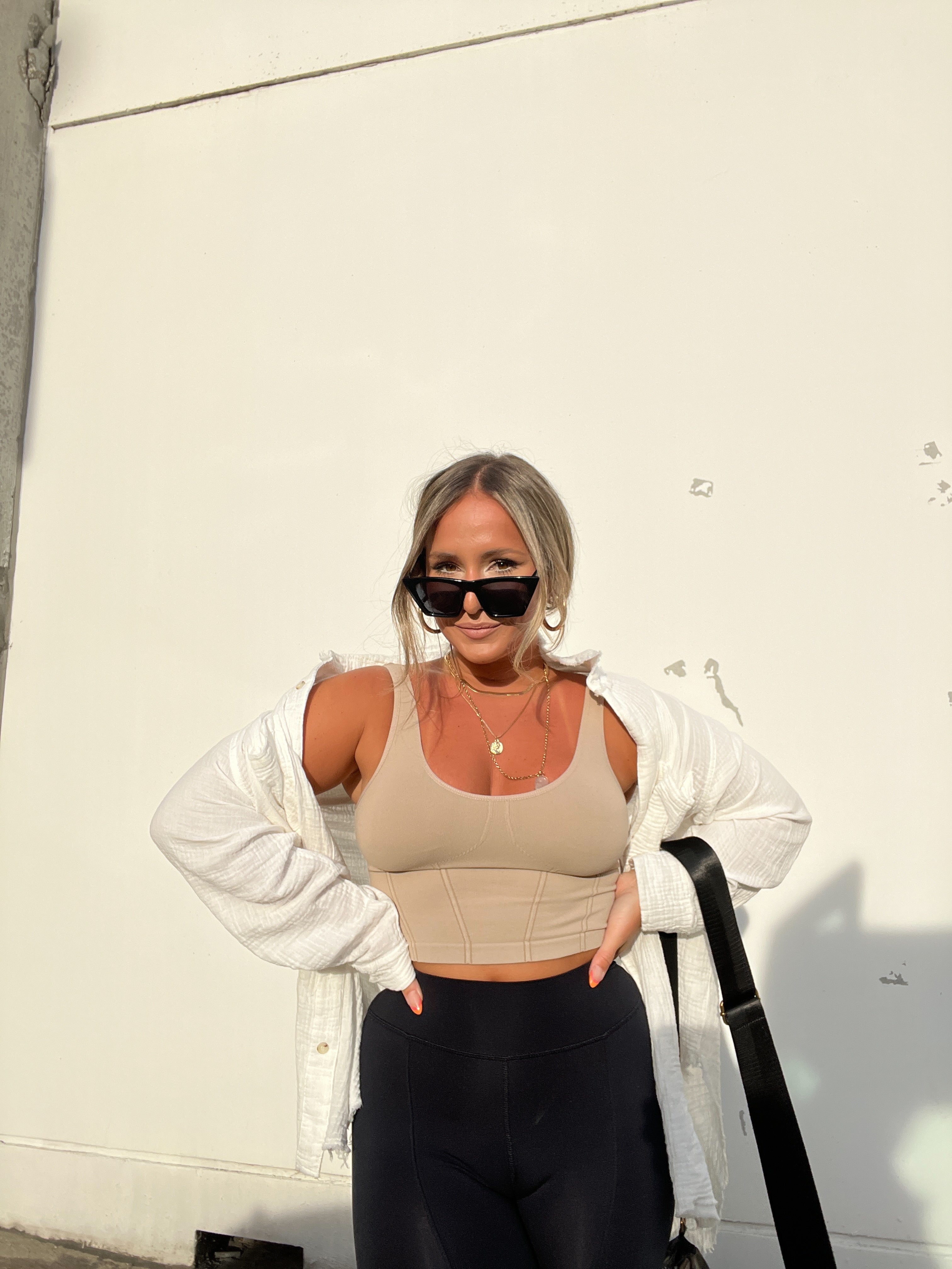 DESERT SAND NOT YOUR BASIC FAUX CORSET