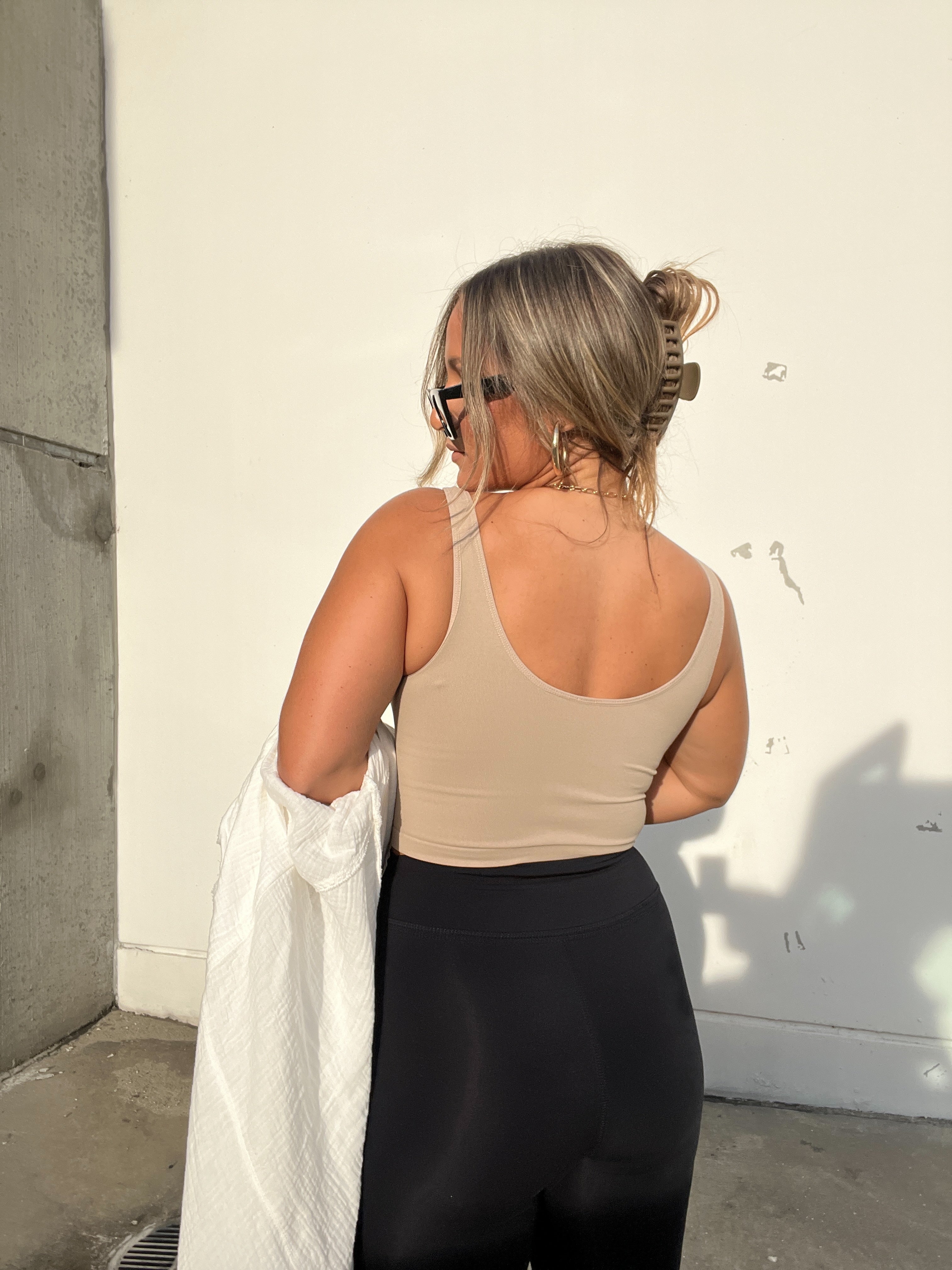 DESERT SAND NOT YOUR BASIC FAUX CORSET