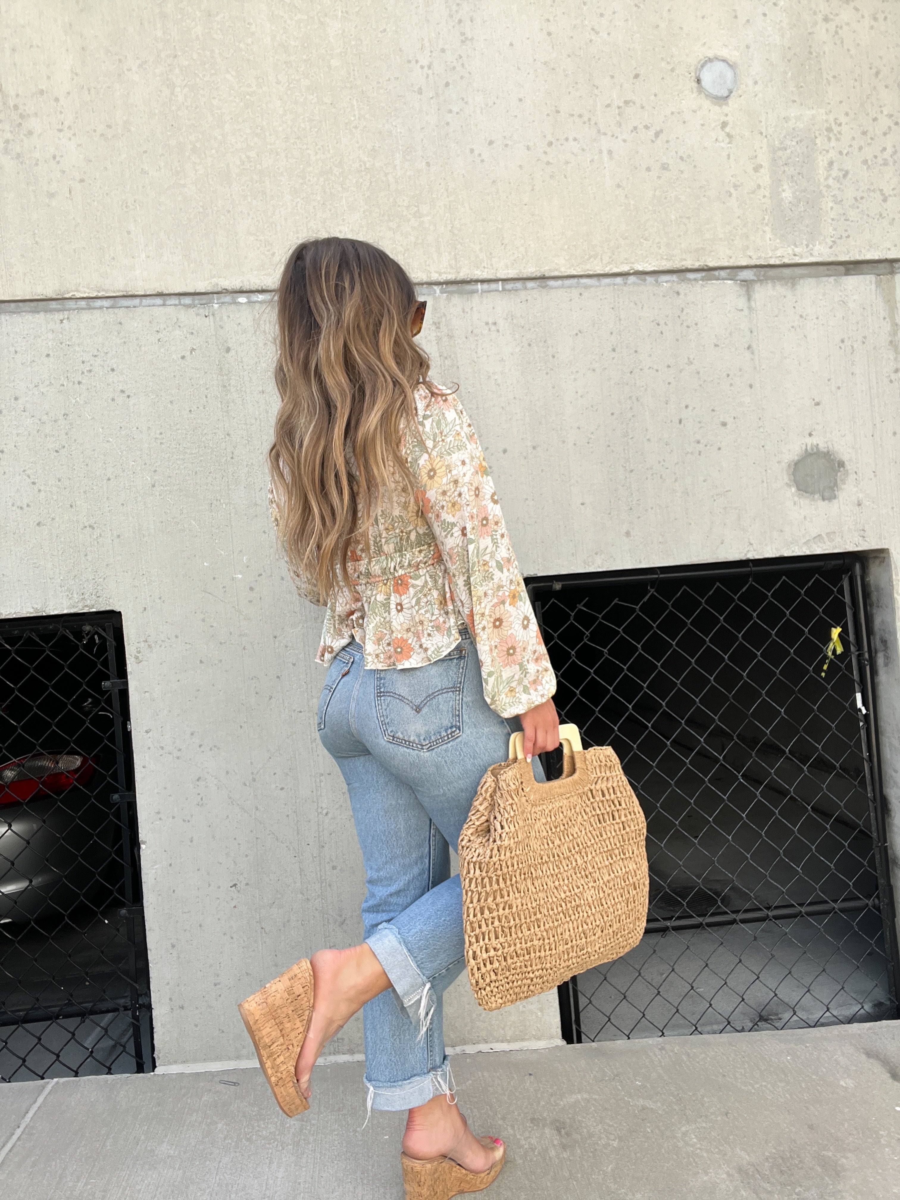 Tulum Nights Straw Bag Khaki