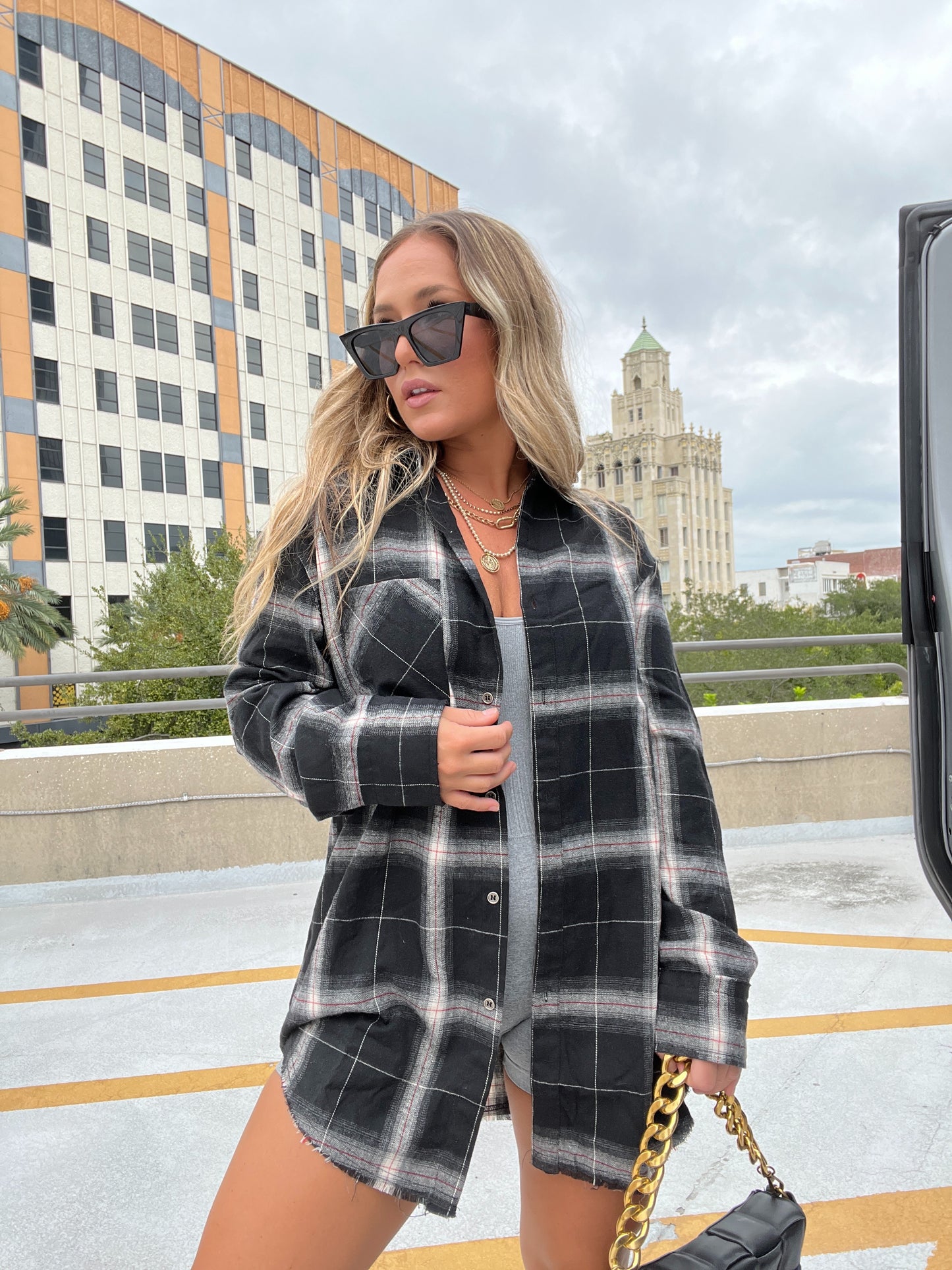 Wait For You Flannel Black