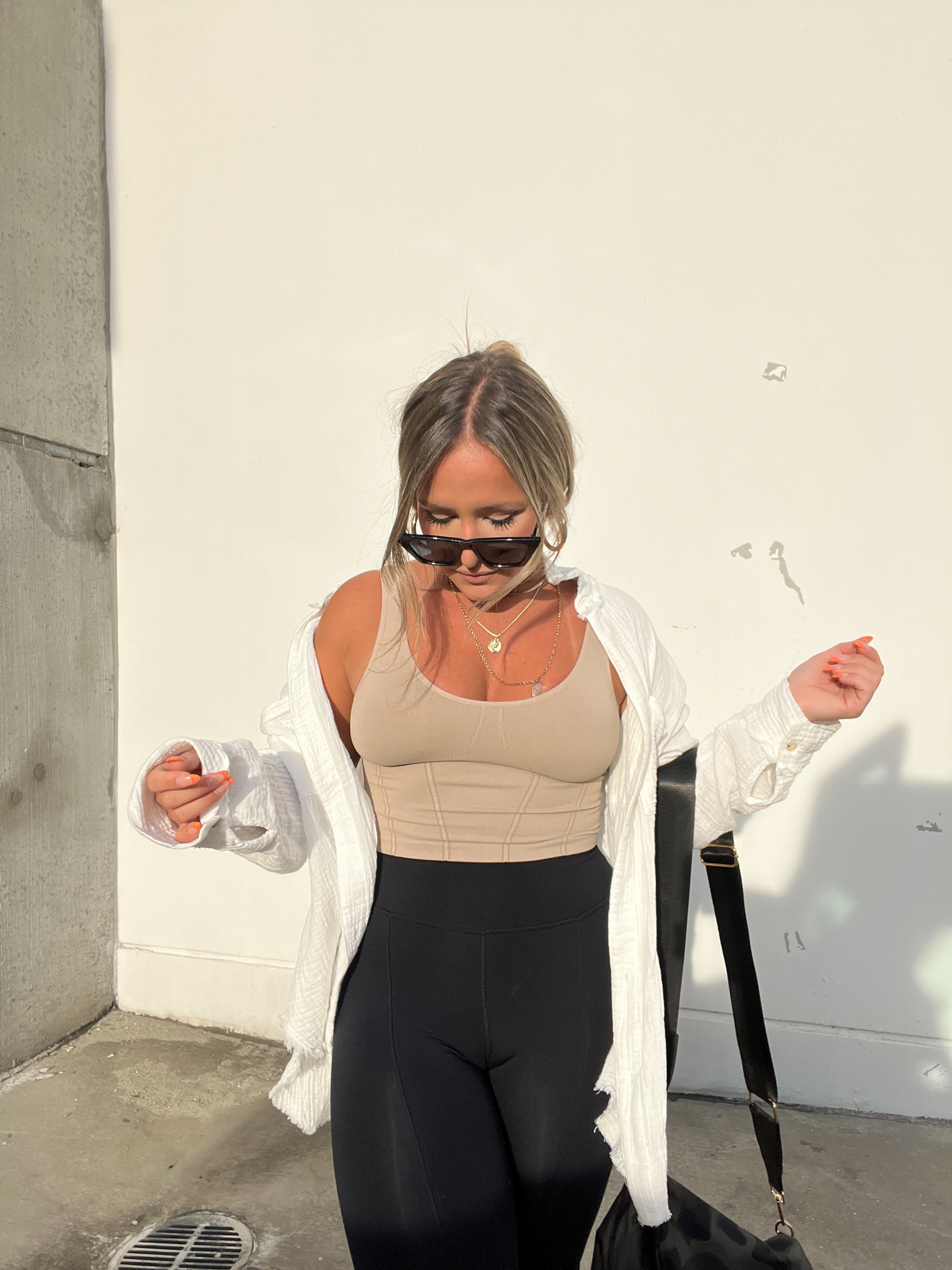 DESERT SAND NOT YOUR BASIC FAUX CORSET