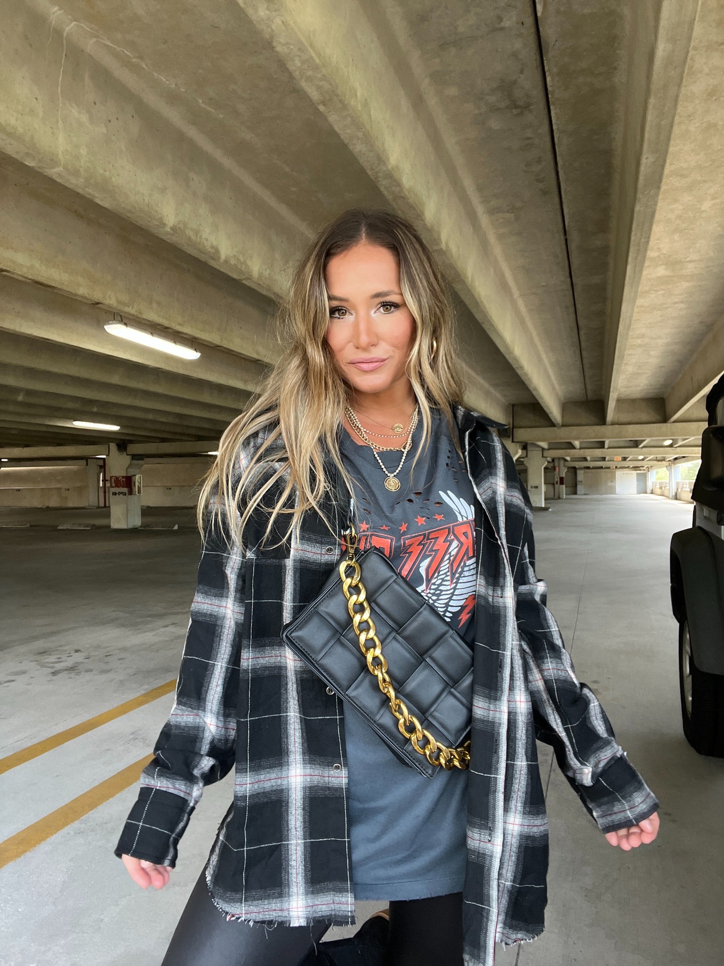 Wait For You Flannel Black