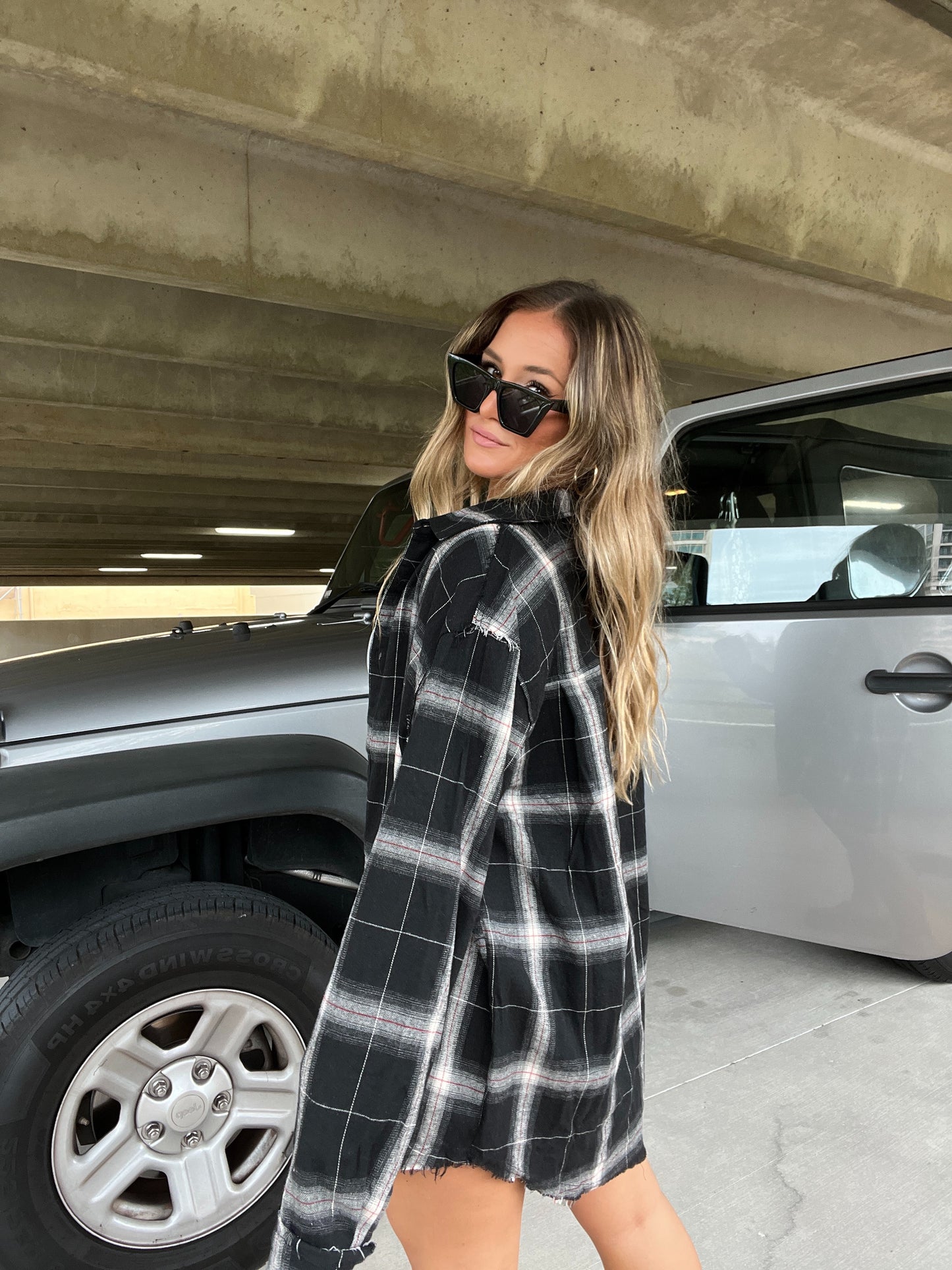 Wait For You Flannel Black