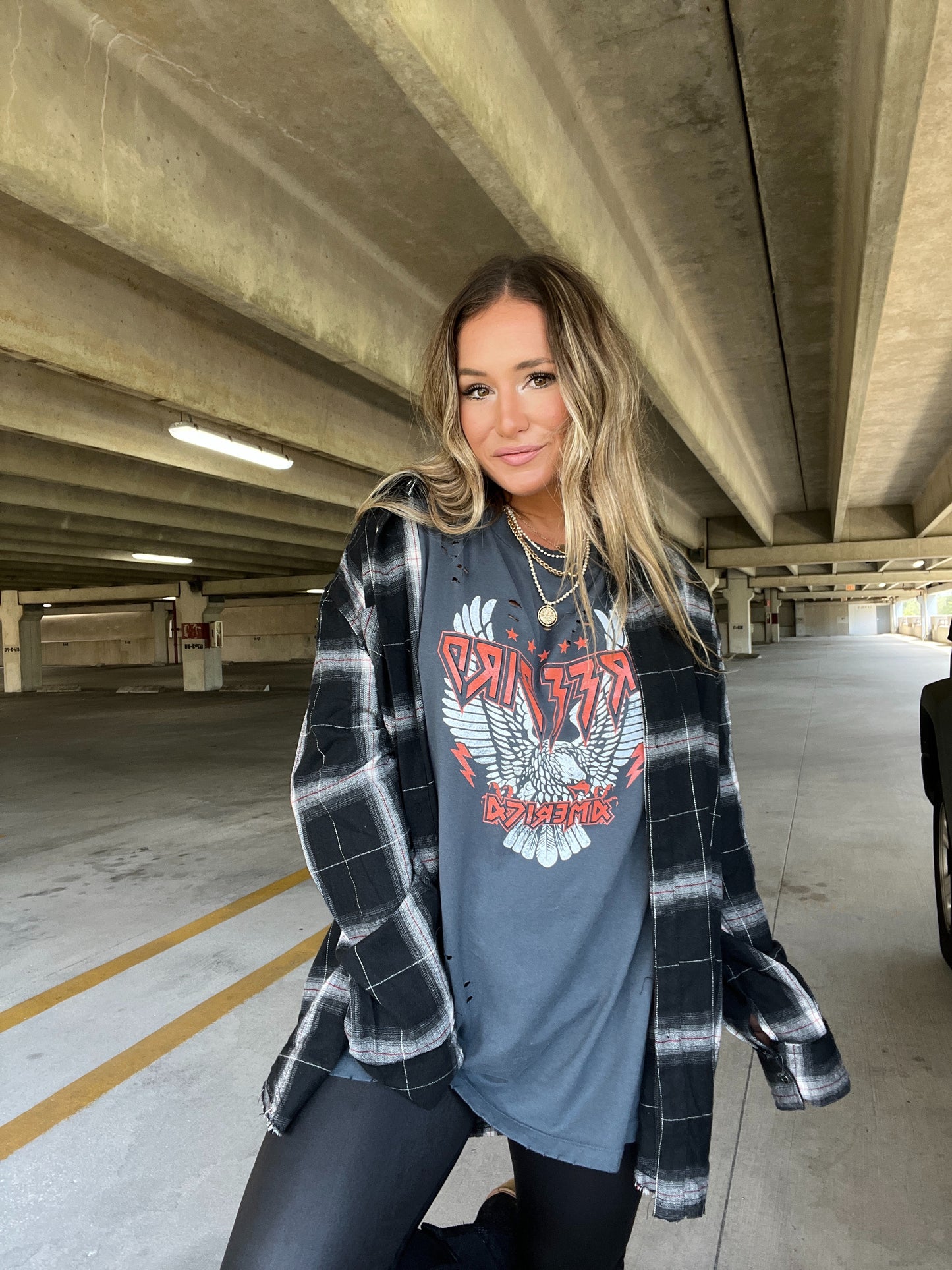 Wait For You Flannel Black