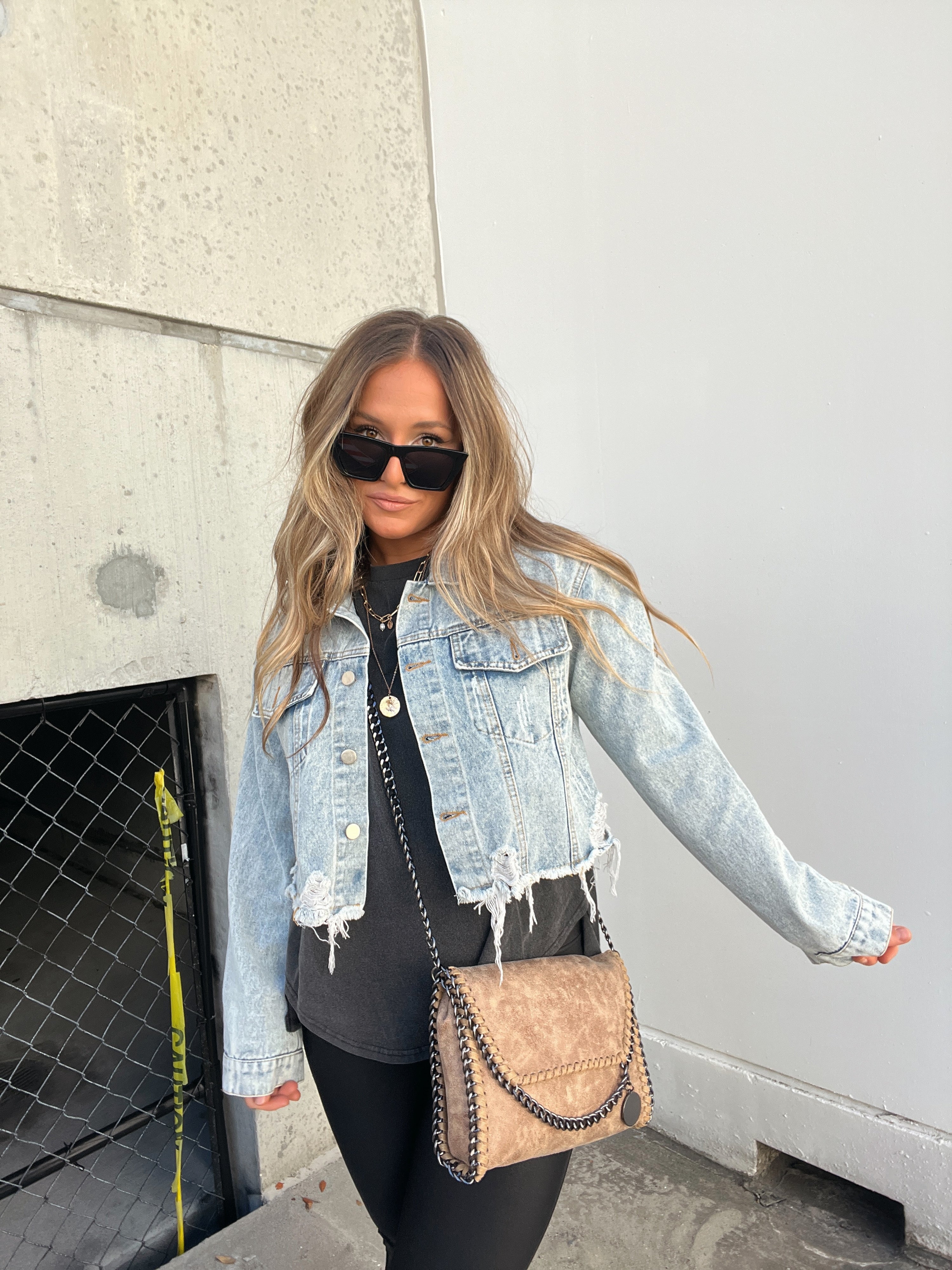 Take Away Crossbody Clutch Tan