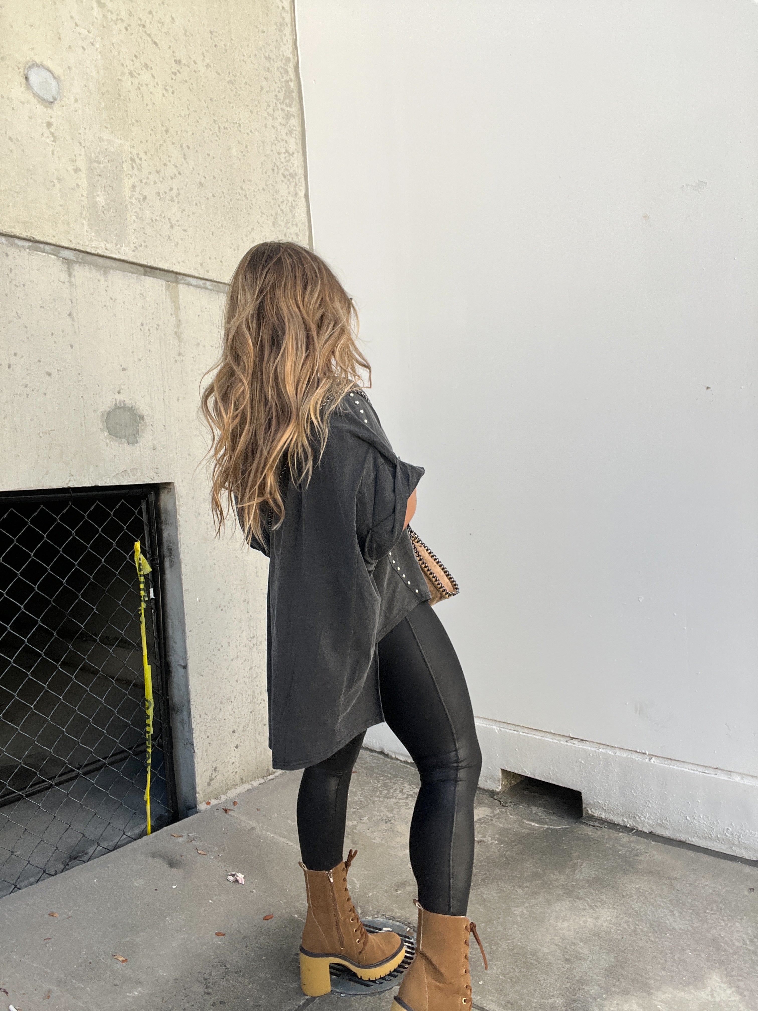 Price to Pay Hi-Lo Tee Black