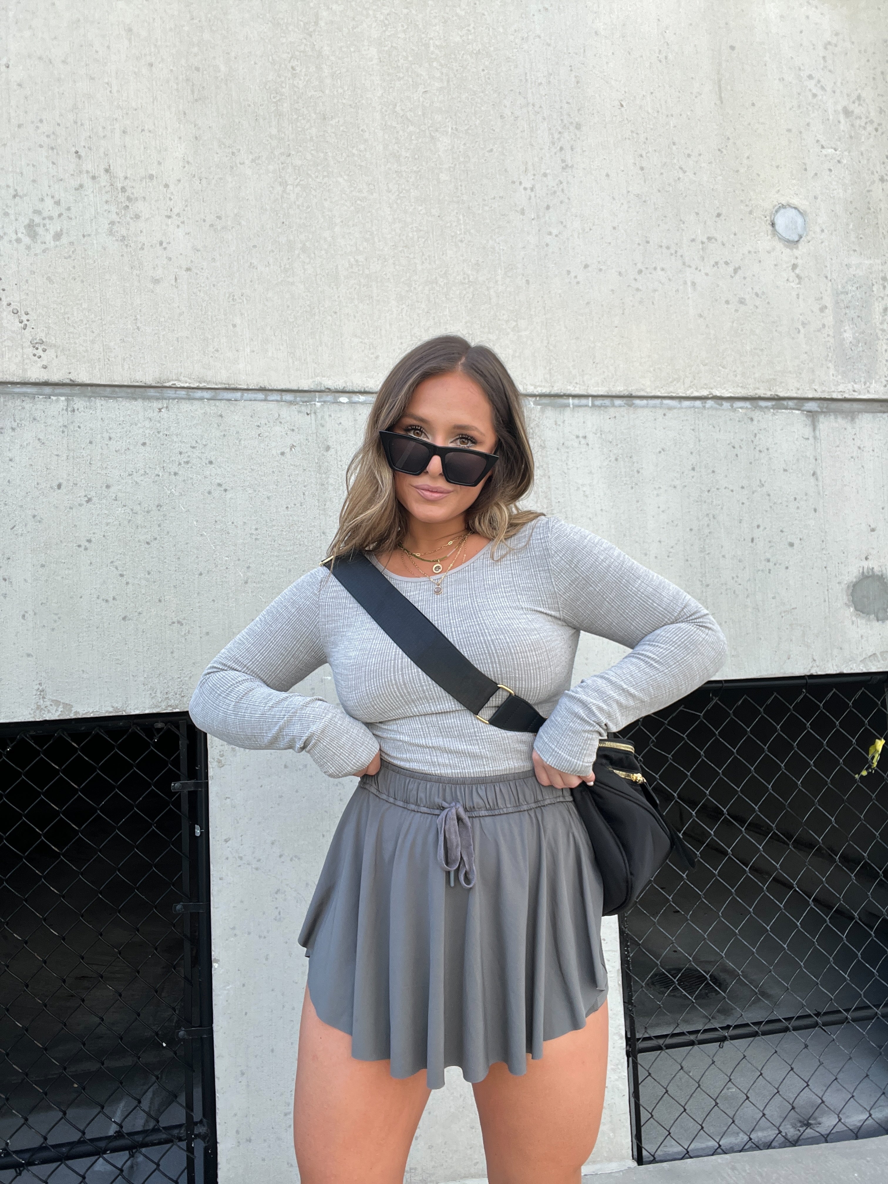 Black Oversized Belt Bag