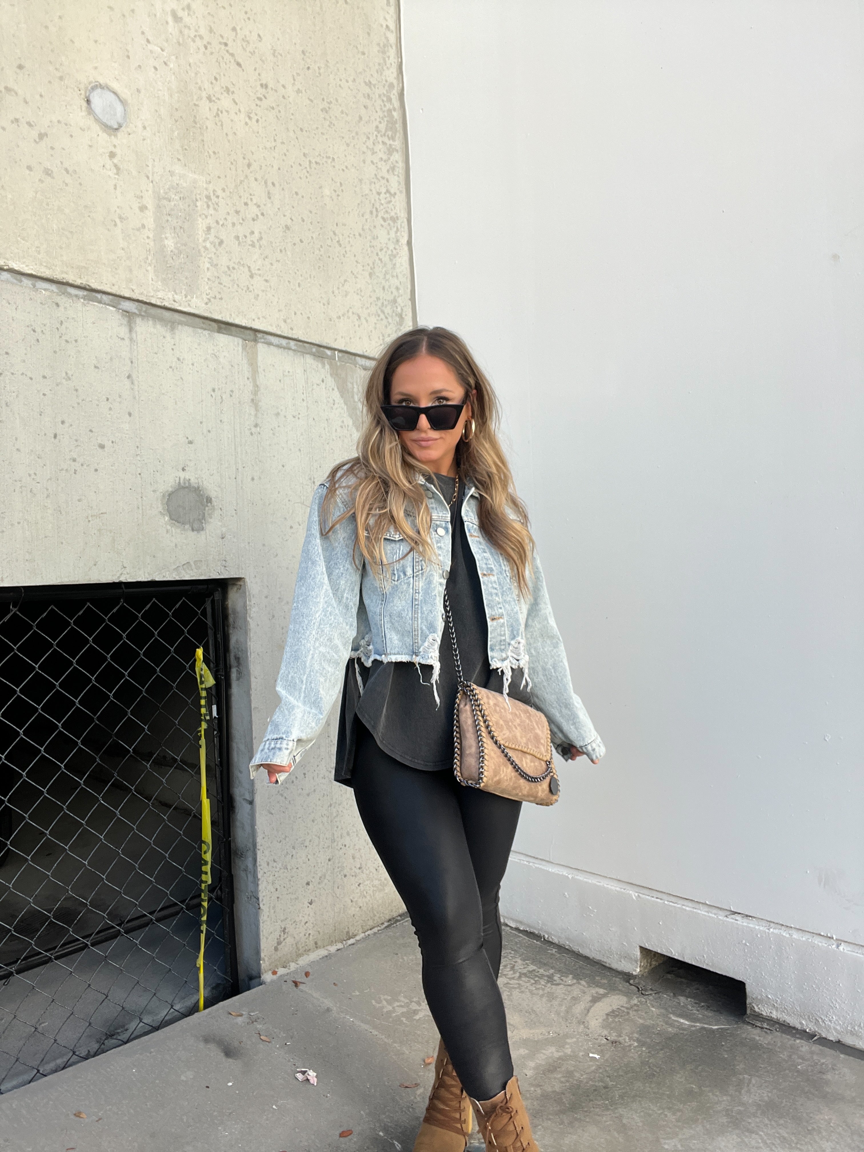 Take Away Crossbody Clutch Tan