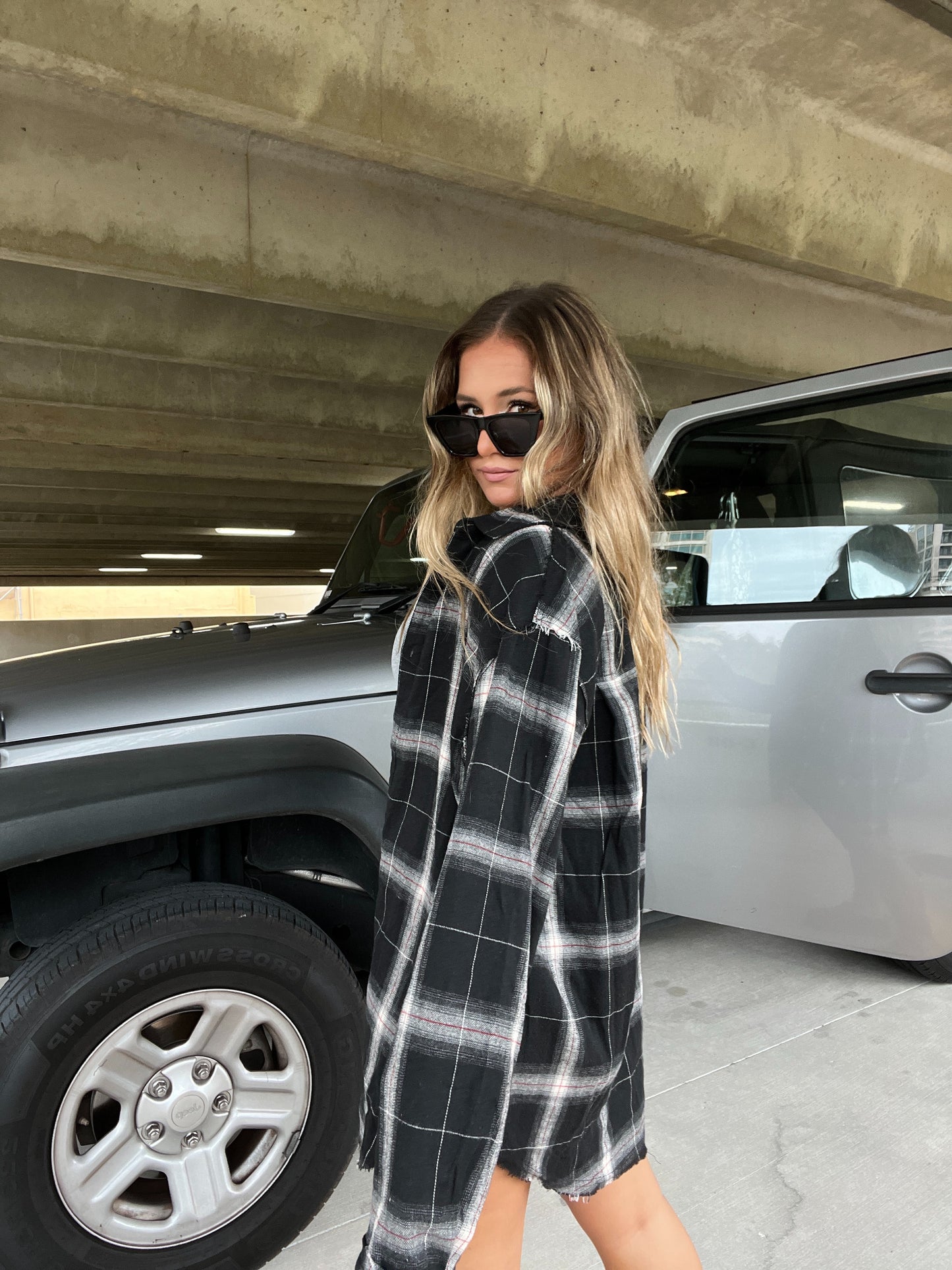 Wait For You Flannel Black