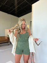 Load image into Gallery viewer, ARMY GREEN LEVEL UP HOT SHOT ROMPER
