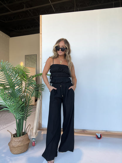 Easy Breezy Beach Pants Black