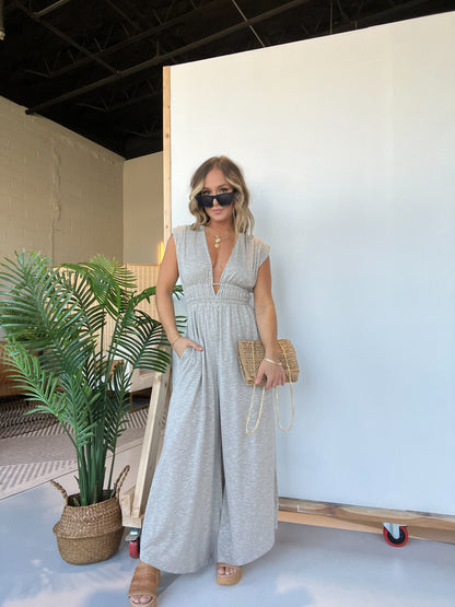 Benson Jumpsuit Grey