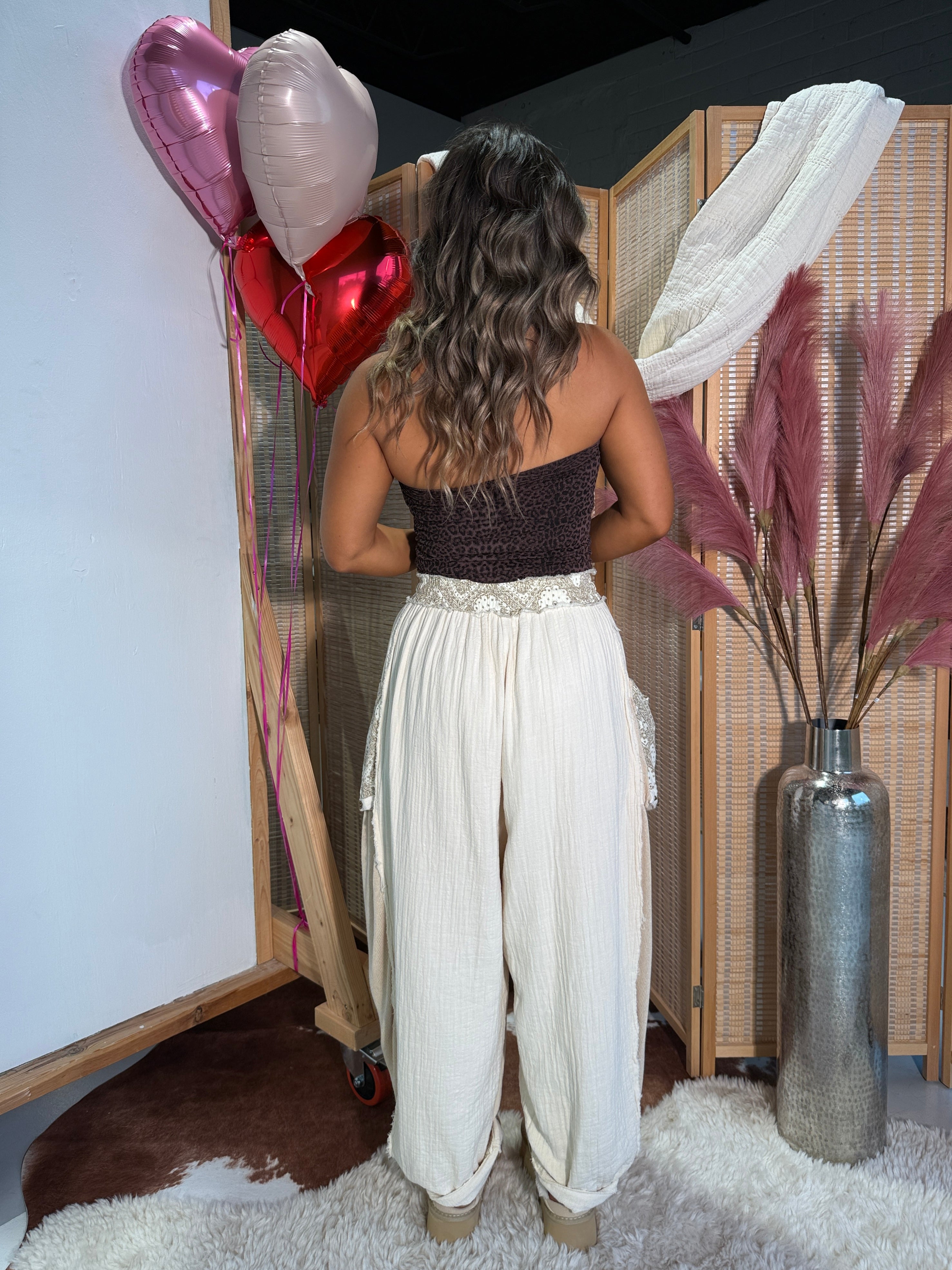 Going Steady Gauze Pants Natural