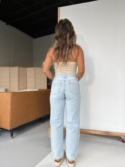 Northern Way High Waisted Barrel Jeans