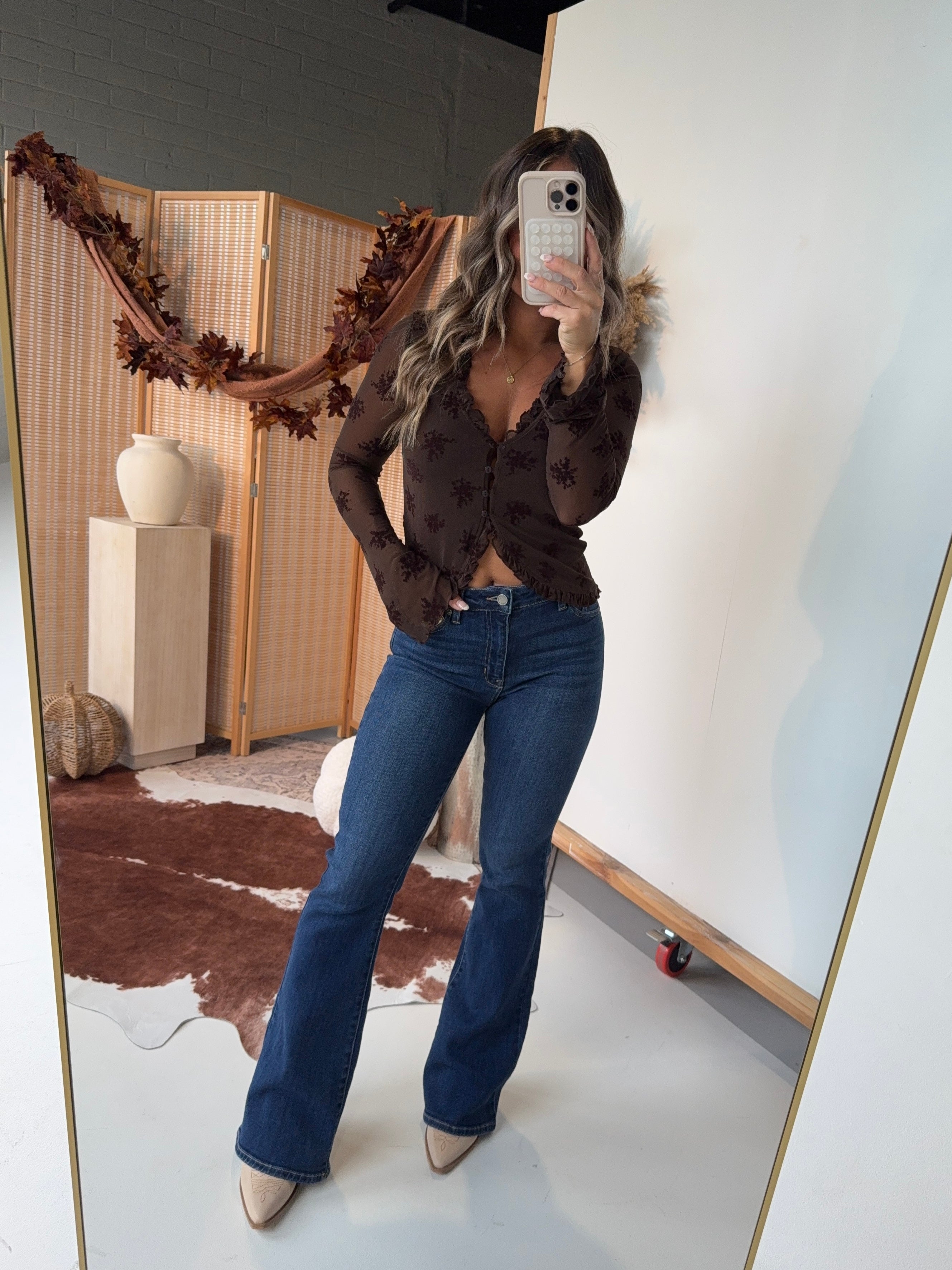 Favorite Boot Flare Jeans Dark Denim