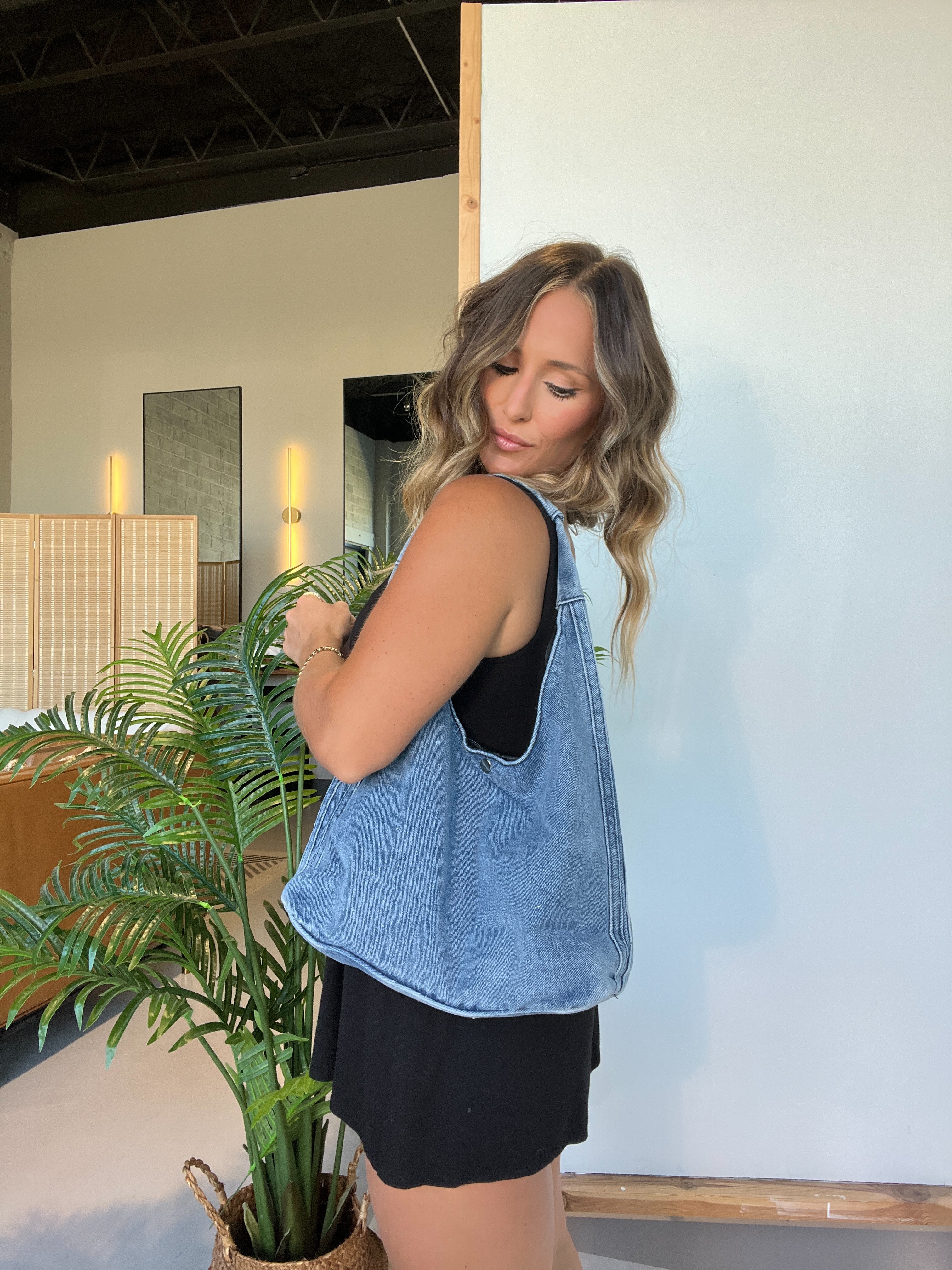 Denim Dreamer Hobo Bag Light Blue