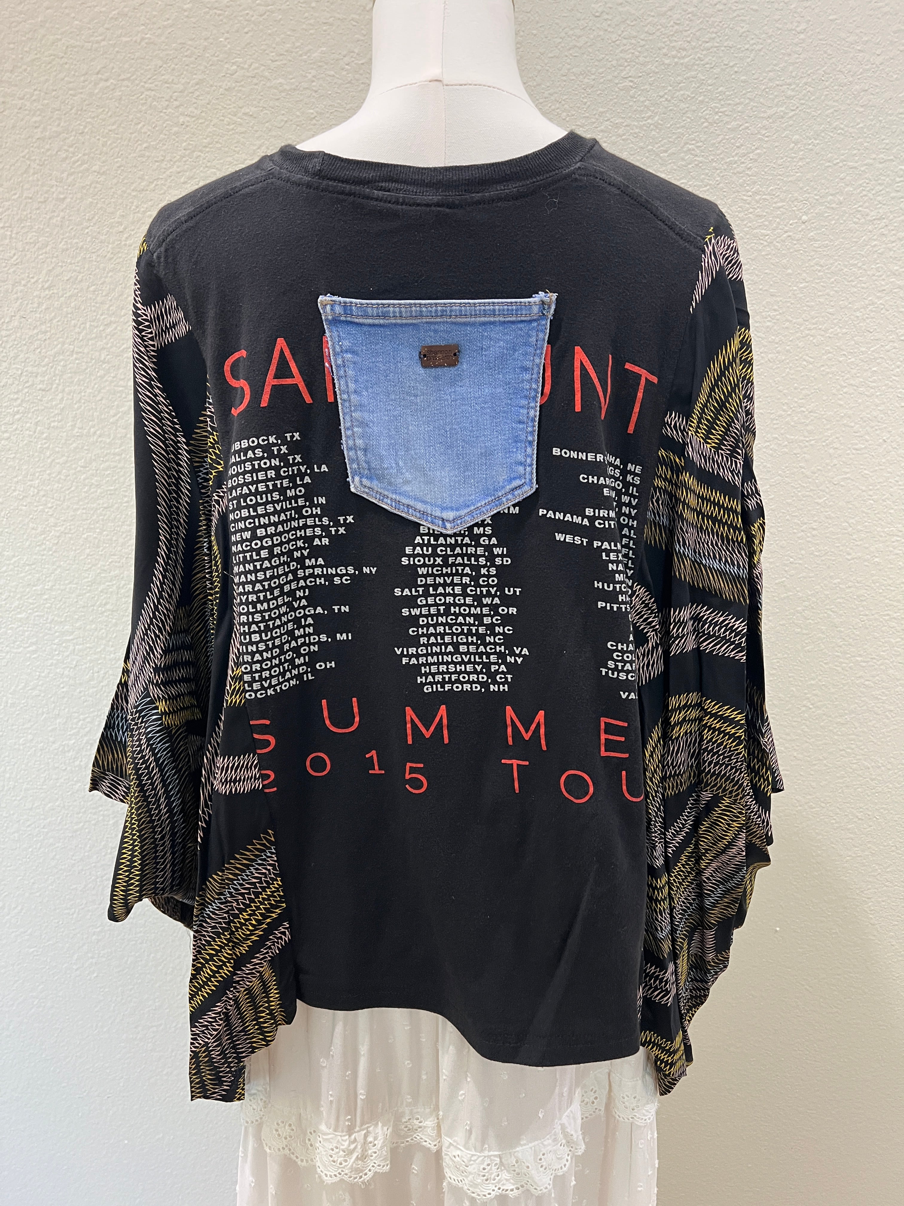 Sam Hunt Mix & Match Tee Black Multi